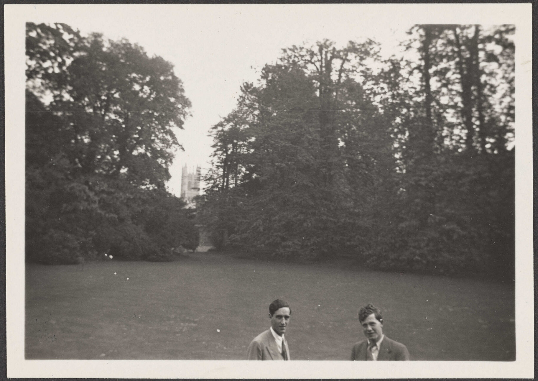 Charles Brasch and another man