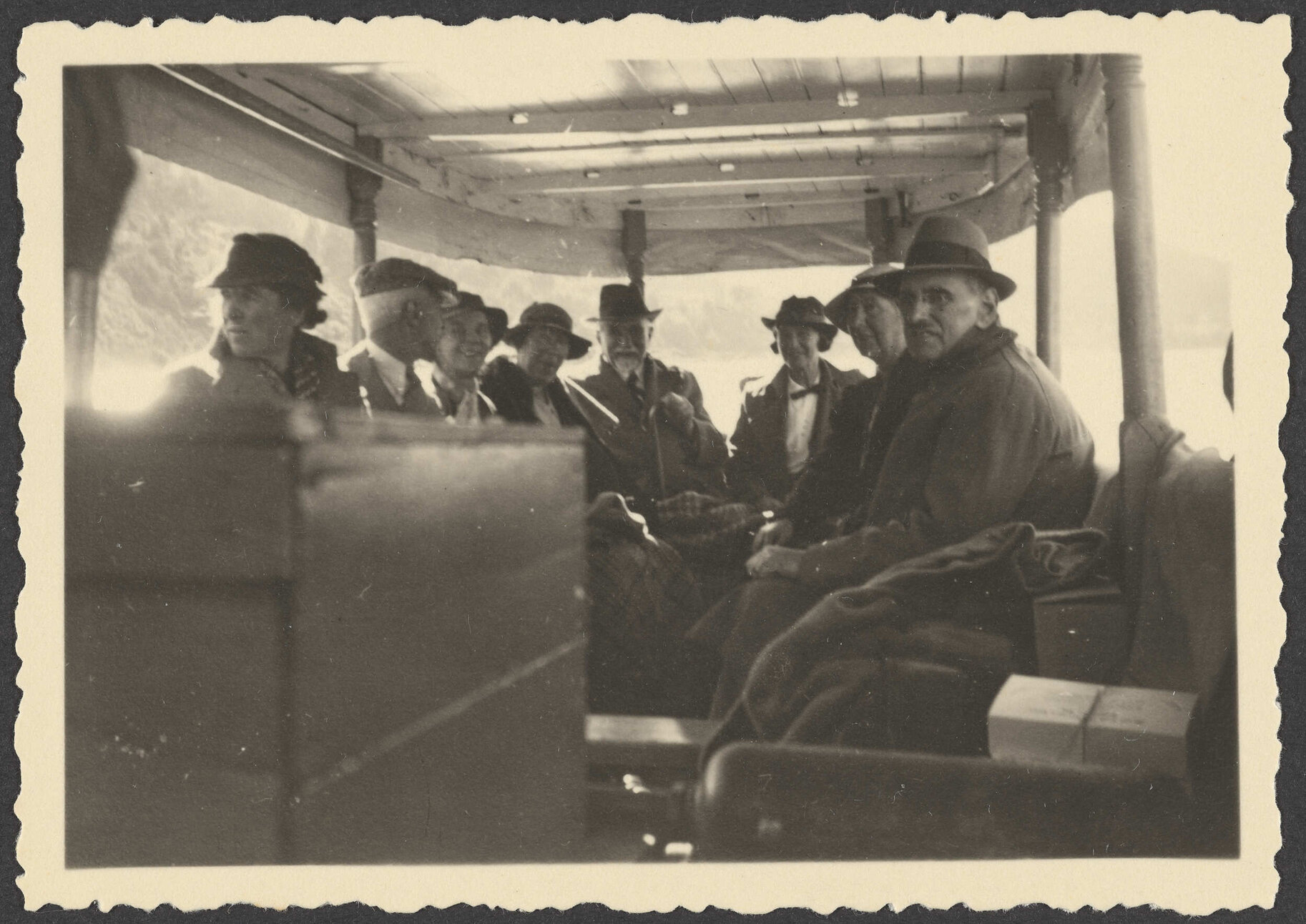 Eight people [in a boat?]