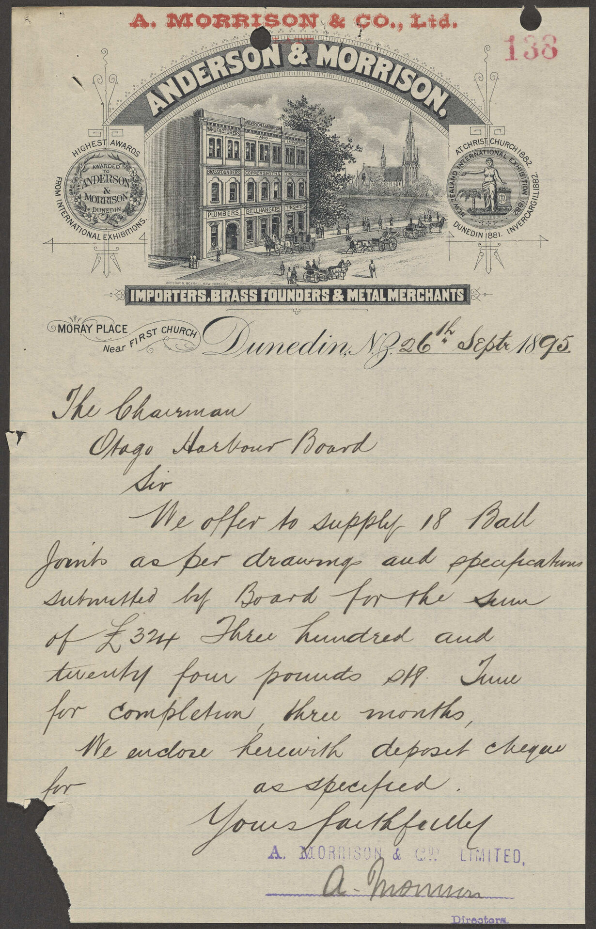 Anderson &amp; Morrison letterhead
