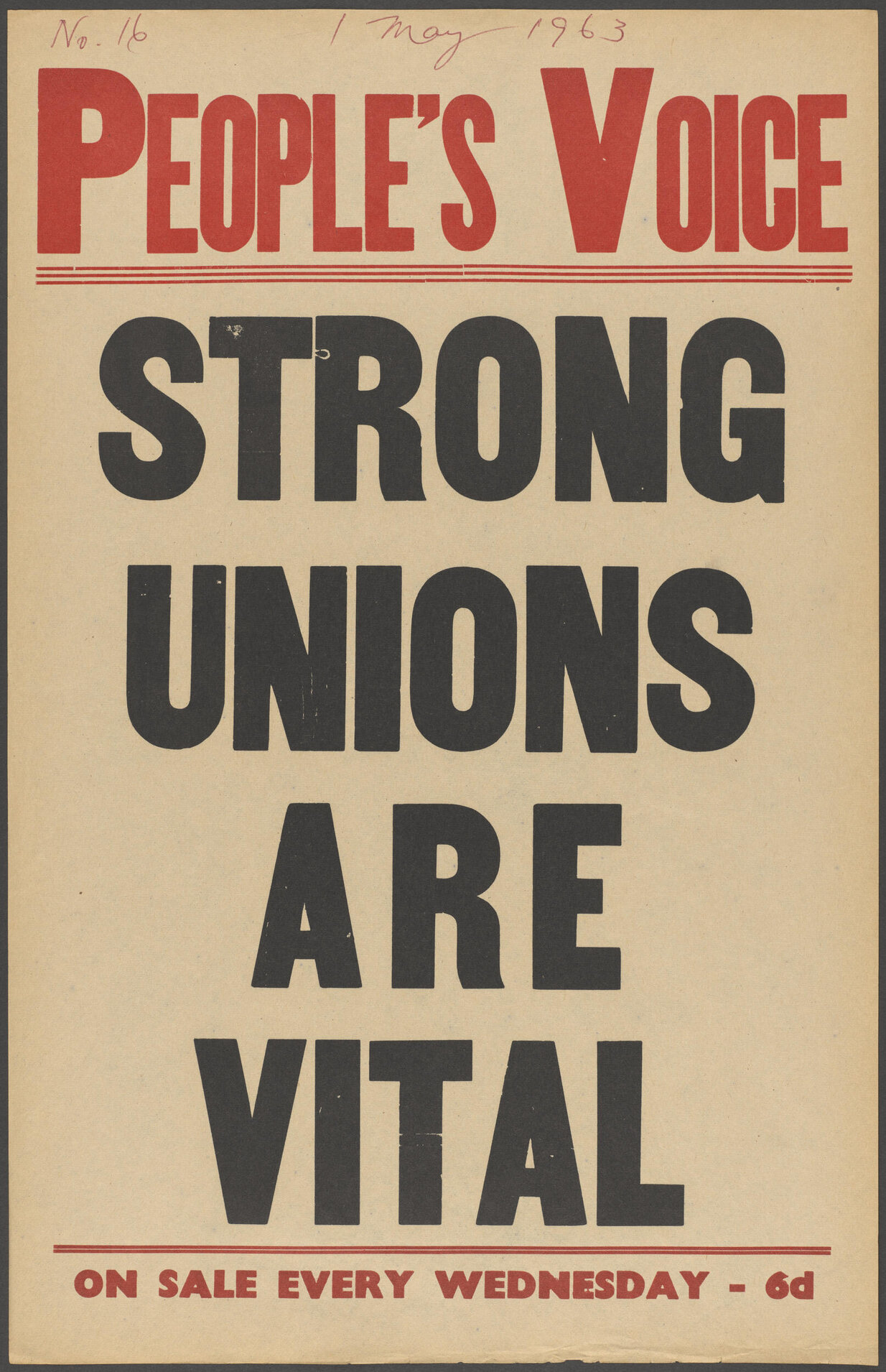 "Strong Unions Are Vital"