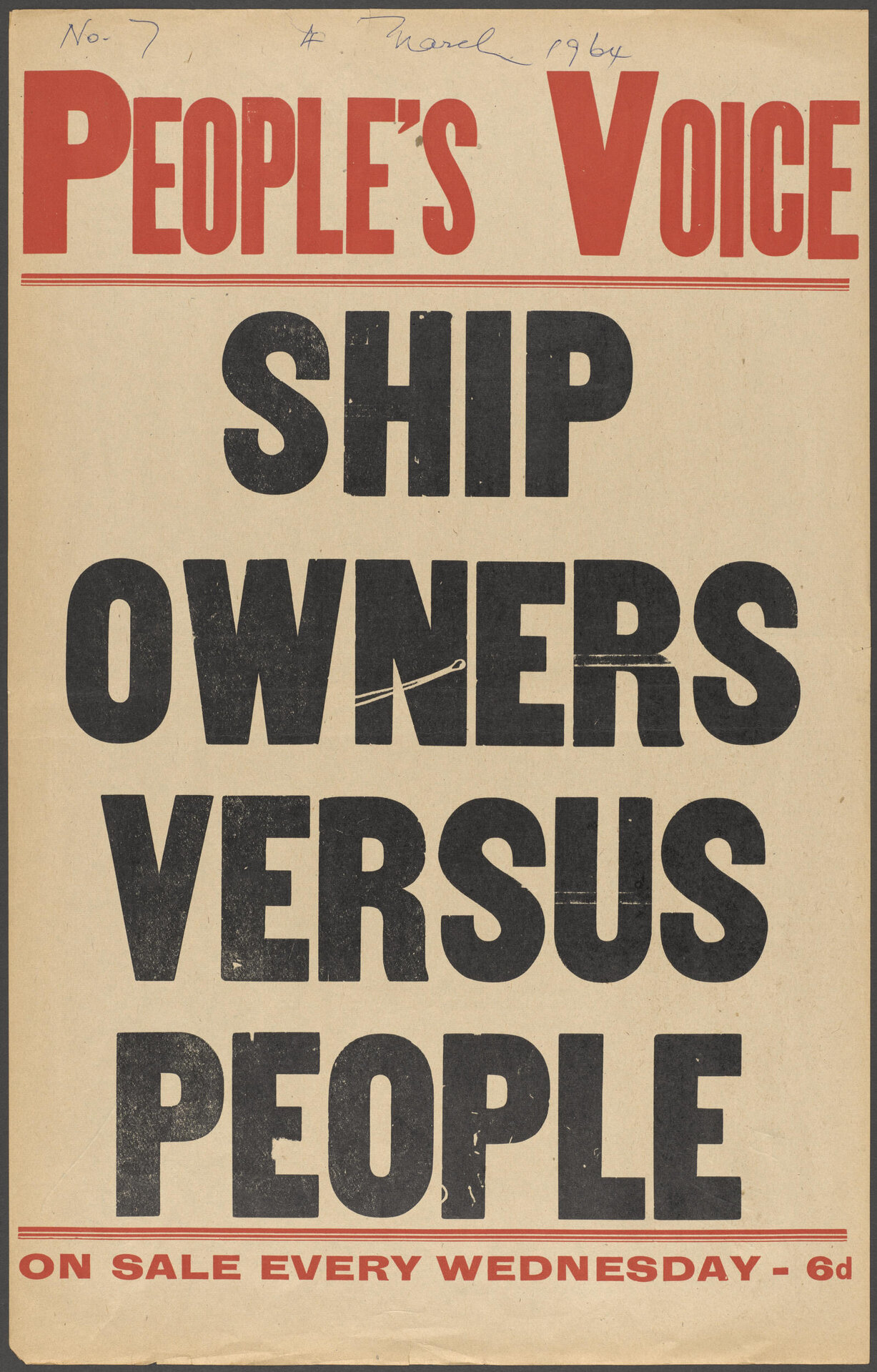 "Ship Owners Versus People"