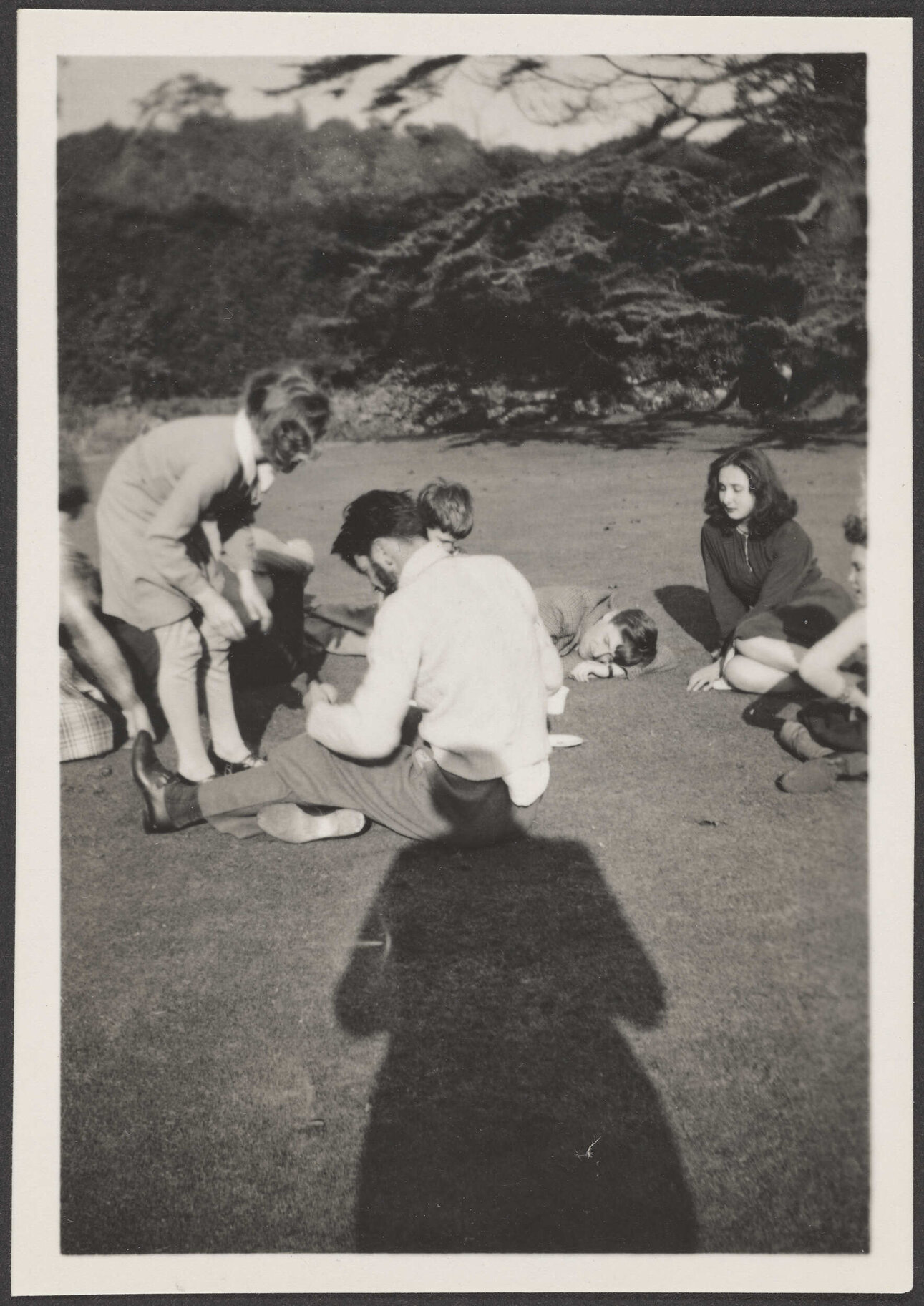 Derek, Douglas Glass, Roger, Sybil, Elizabeth Aitken