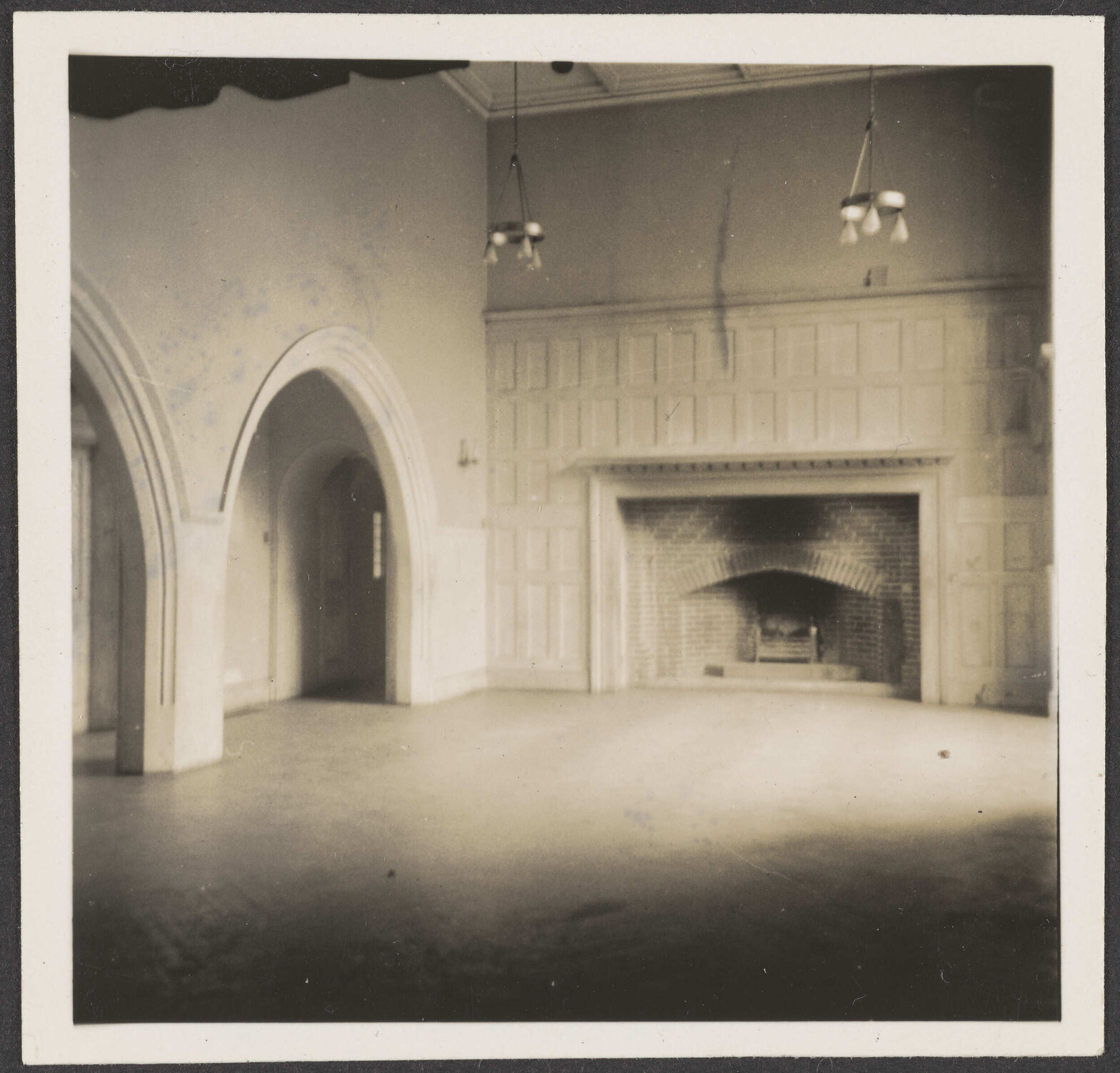 Room with fireplace