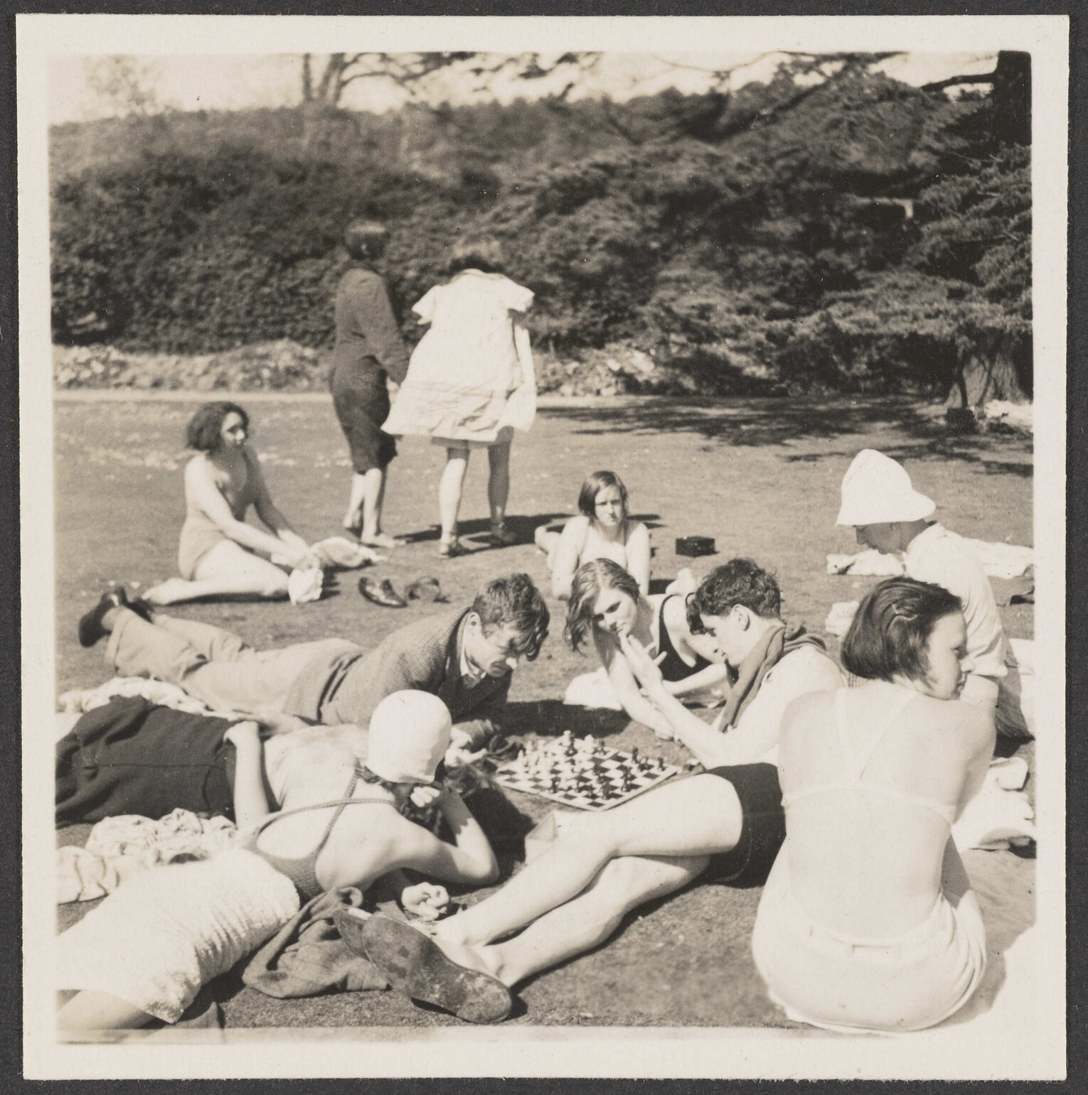 Roger Cox and Charles Morgenstein at chess