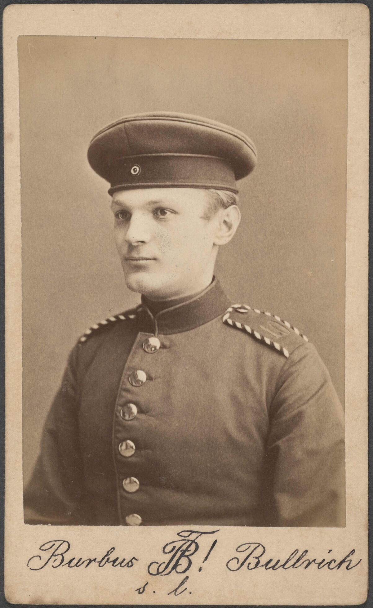 Unidentified man in uniform