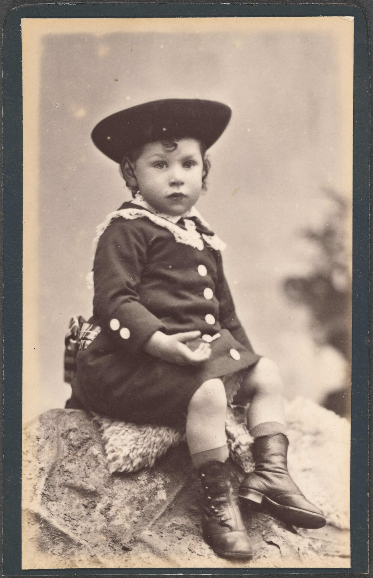 Unidentified child in uniform