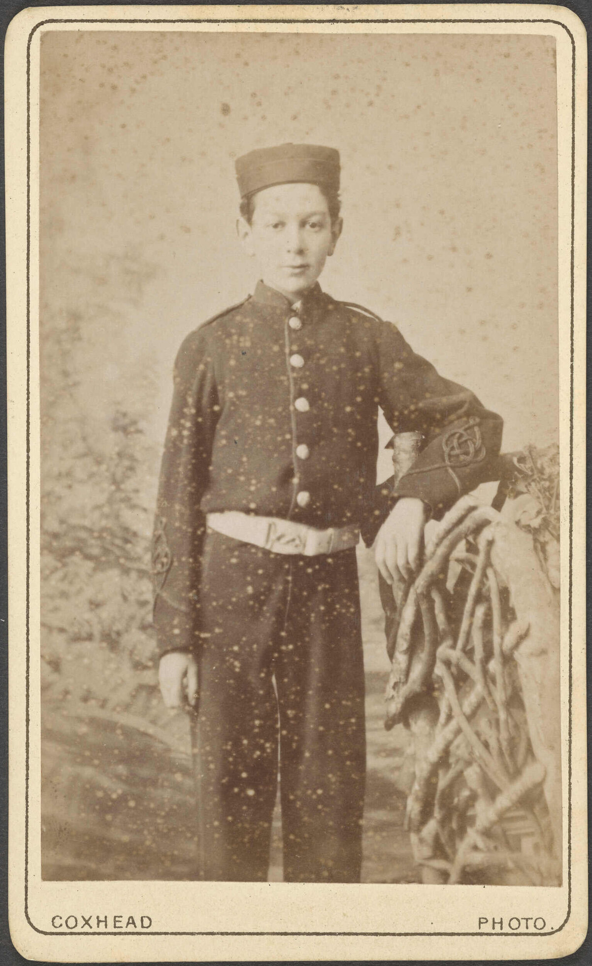Reuben Hallenstein as a cadet in Dunedin