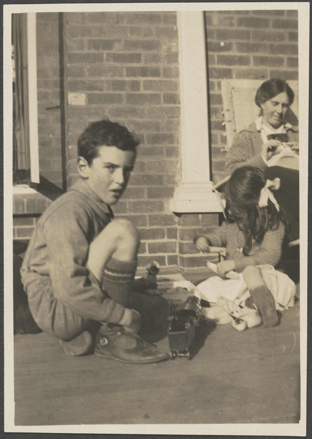 Charles and Lesley Brasch and unidentified woman