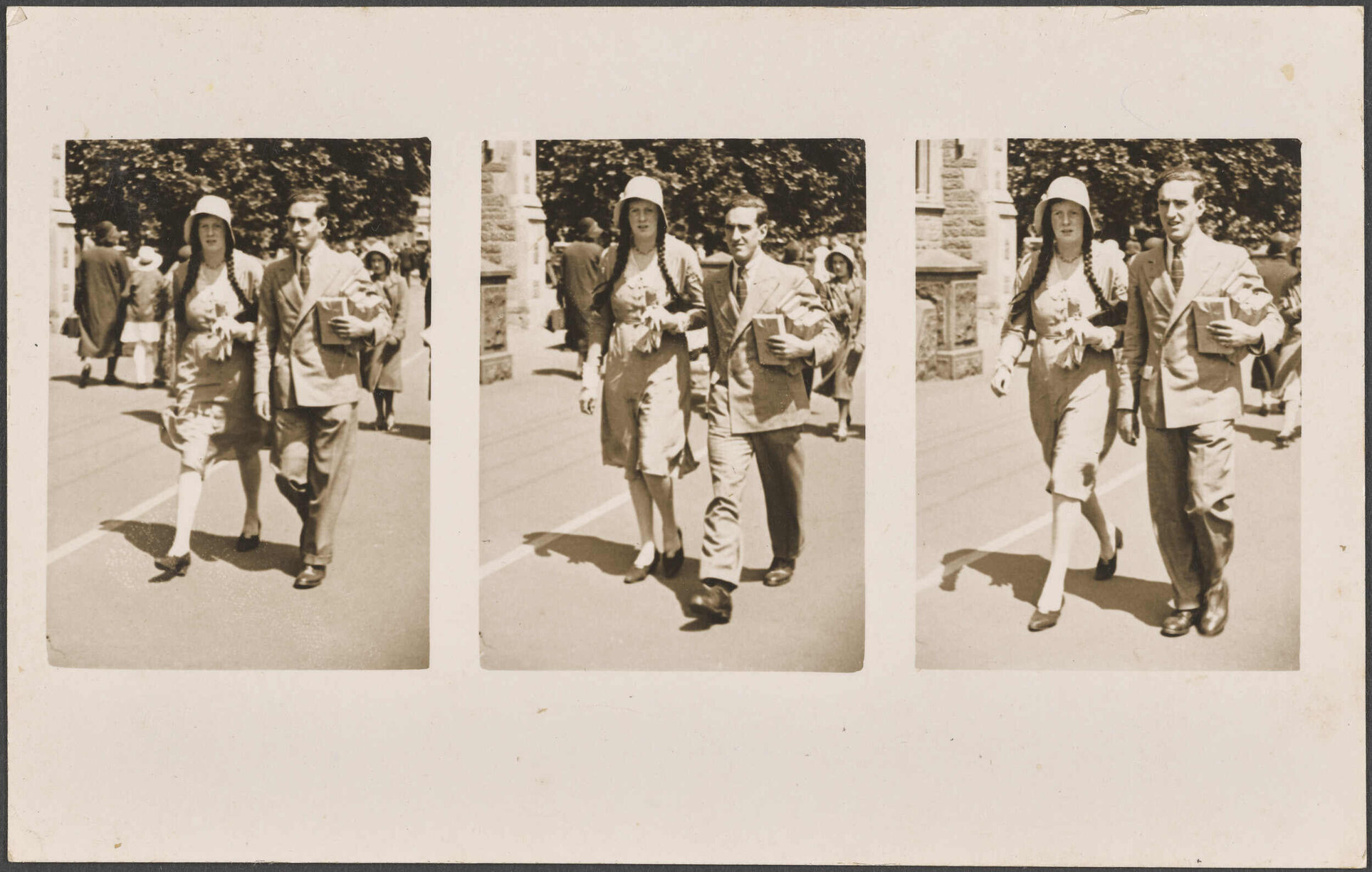 'Charles and Eunoe Thompson, Xmas 1930. Christchurch'