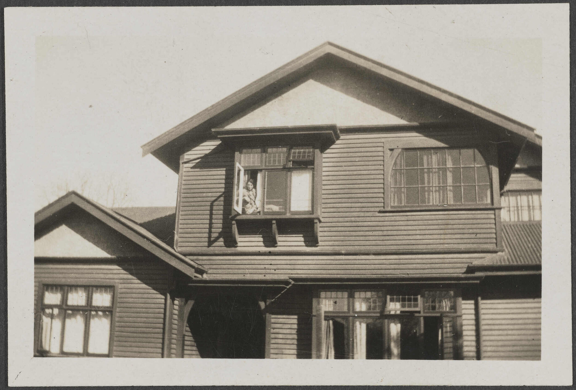 'Merry Christmas Charles from his lovely Aunt (Taken by the vicar) 1928'