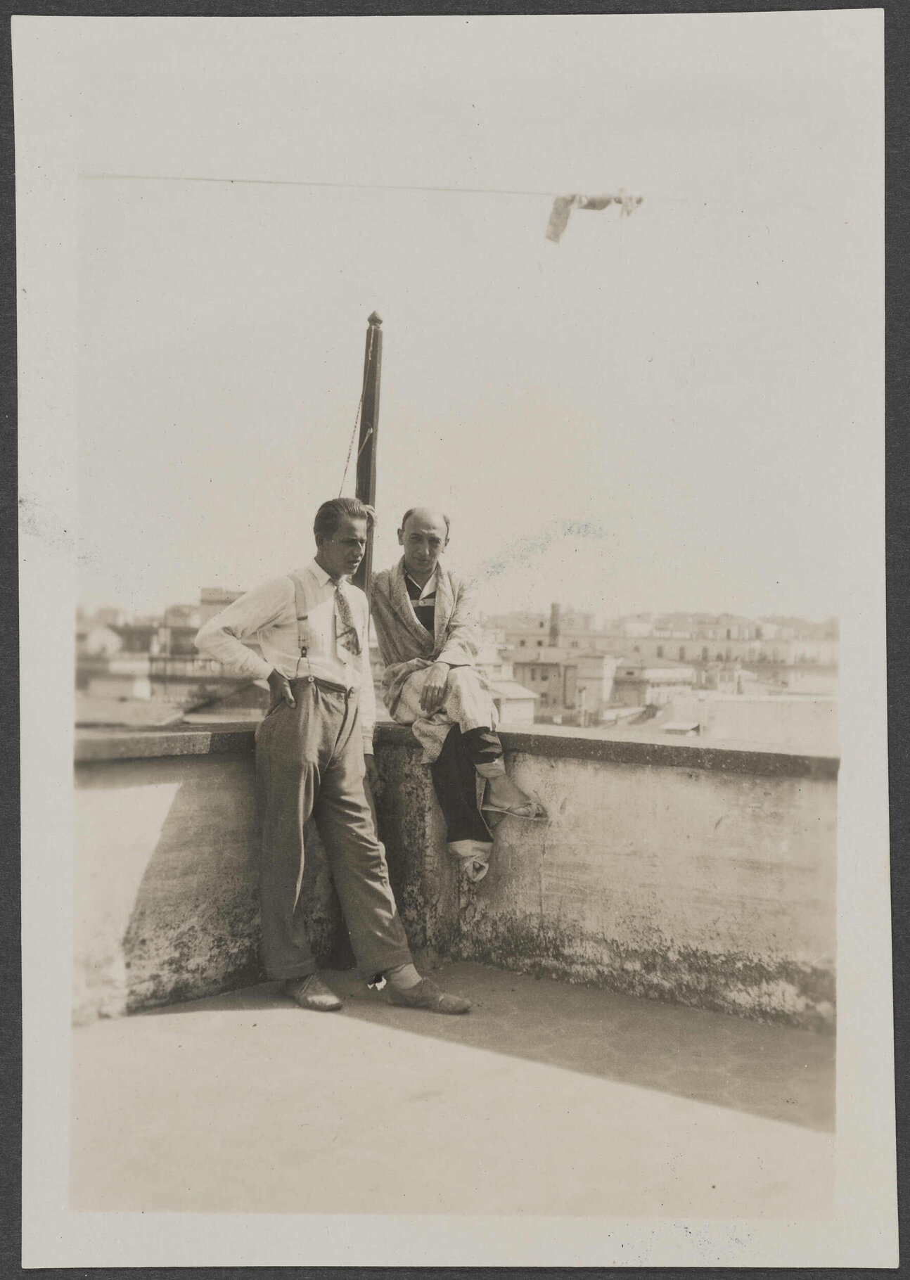 'Ivan &amp; globetrotter on our top terrace' 