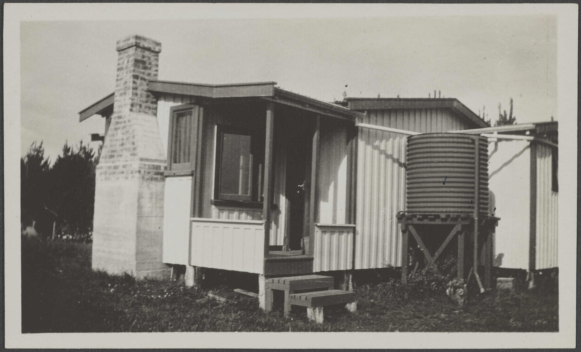 'Leithfield Bach - the new balcony. 1929'