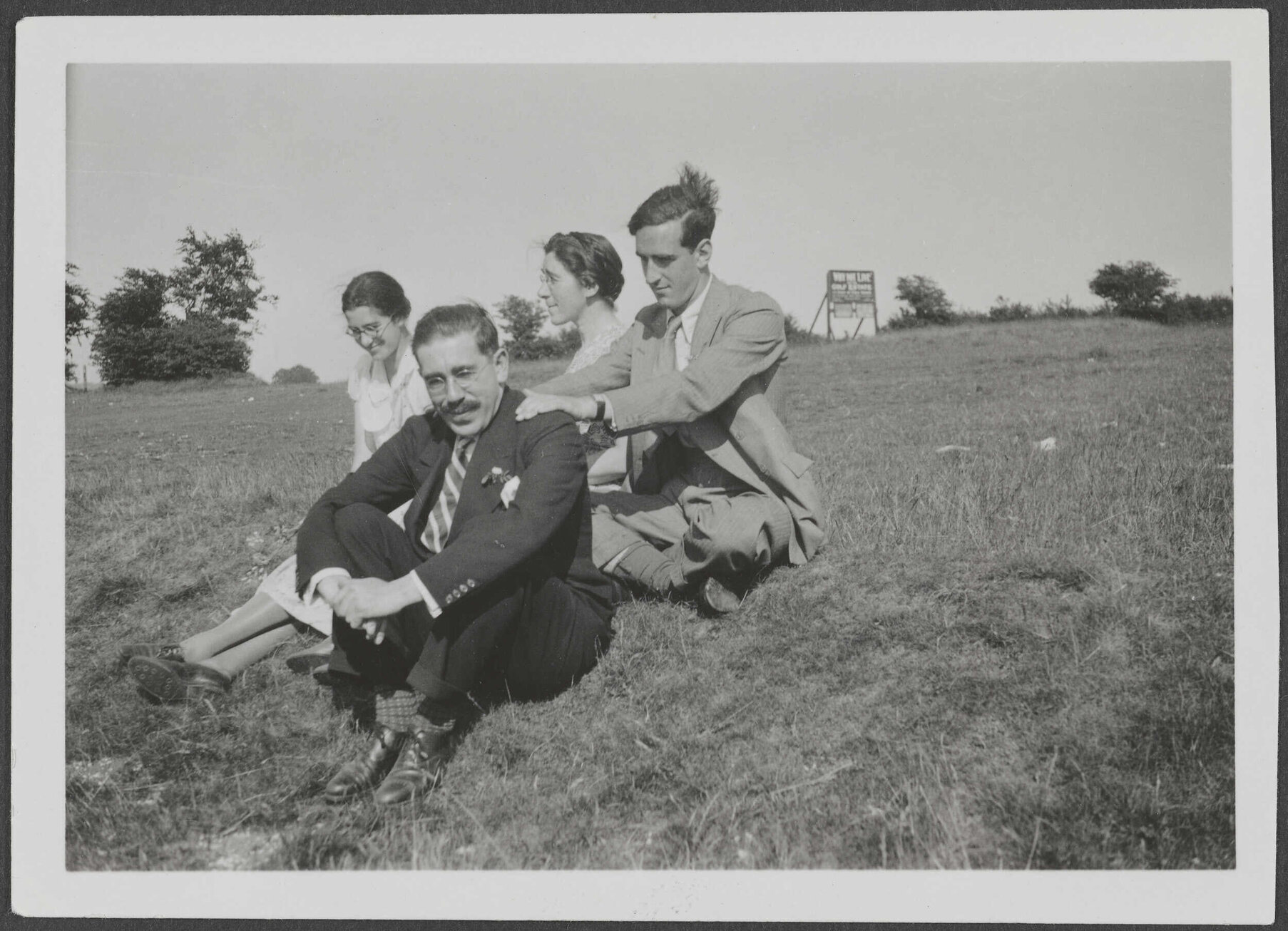 Charles and Lesley Brasch with Esmond and Dora de Beer