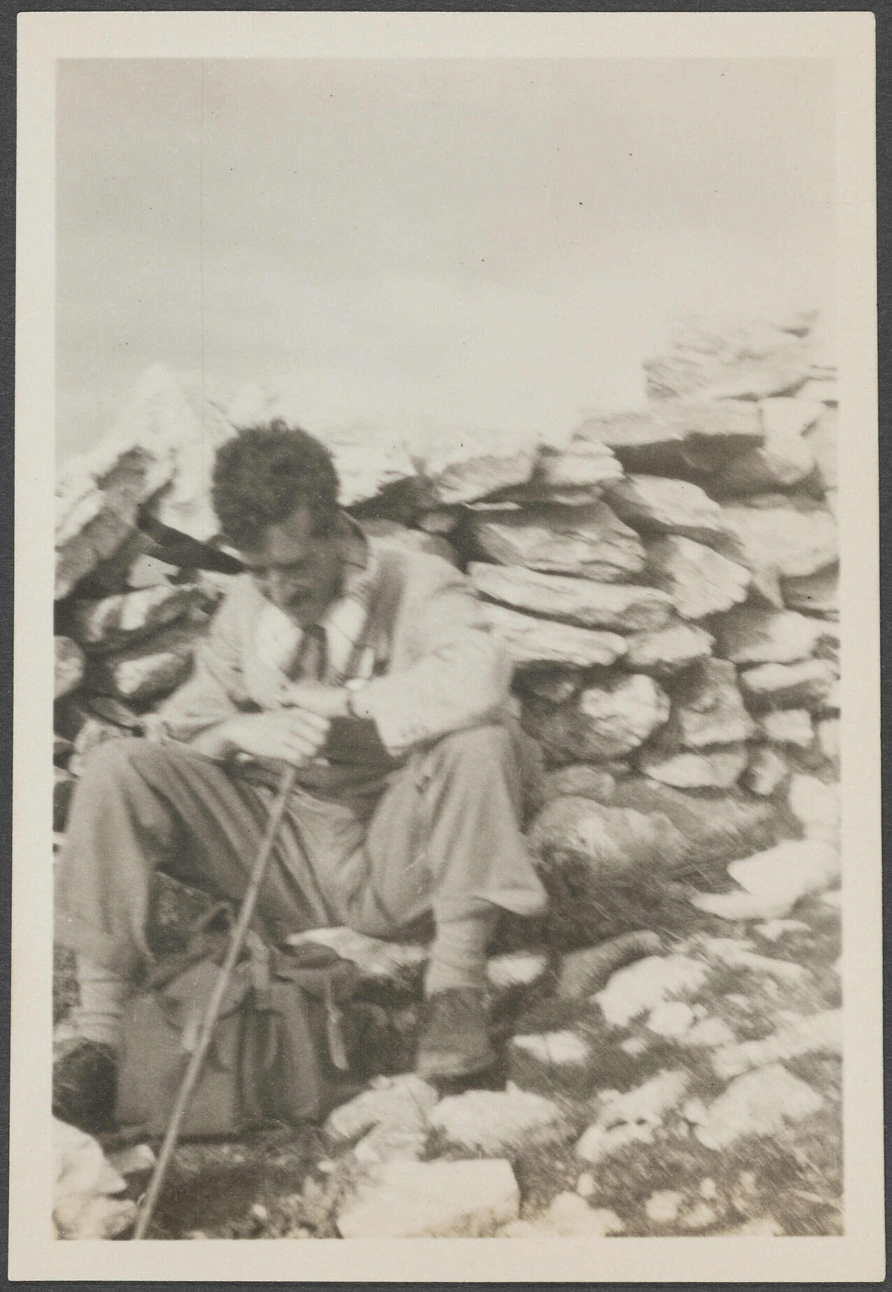 'On Hymettus March 1935 (Miss Little fecit)'