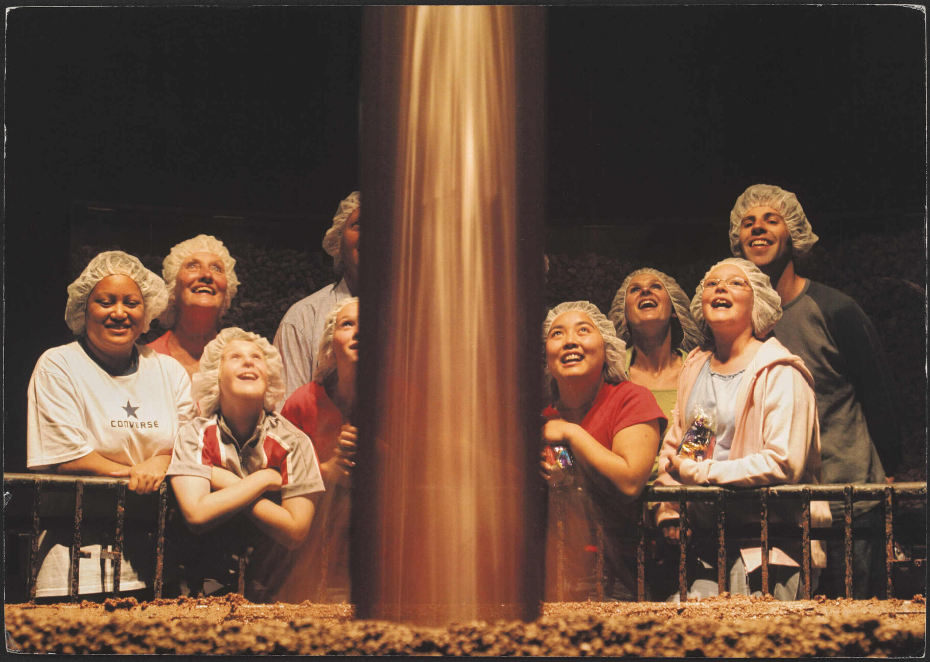 Chocolate waterfall at Cadbury World