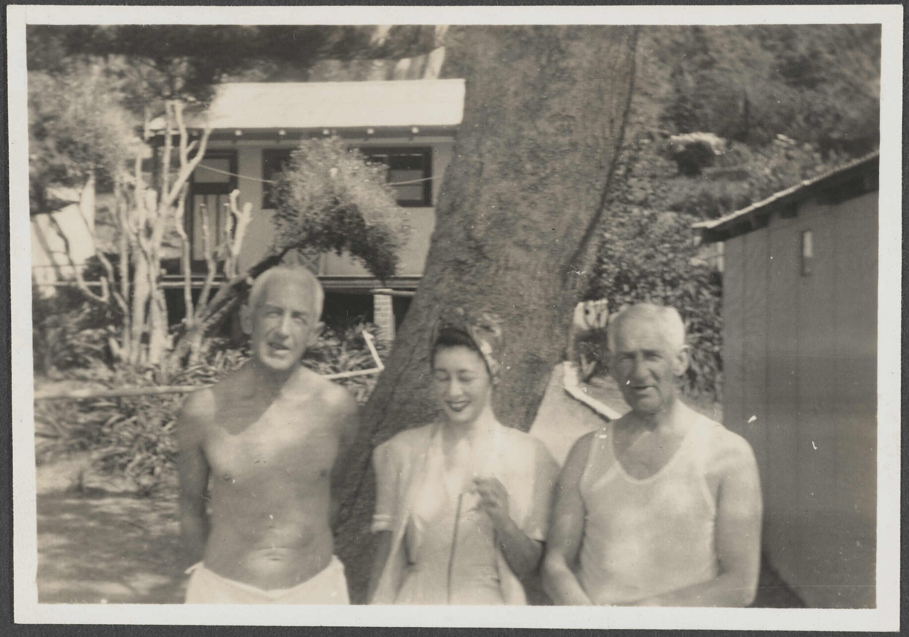 'Father [Henry Brasch], Betty, Reg'