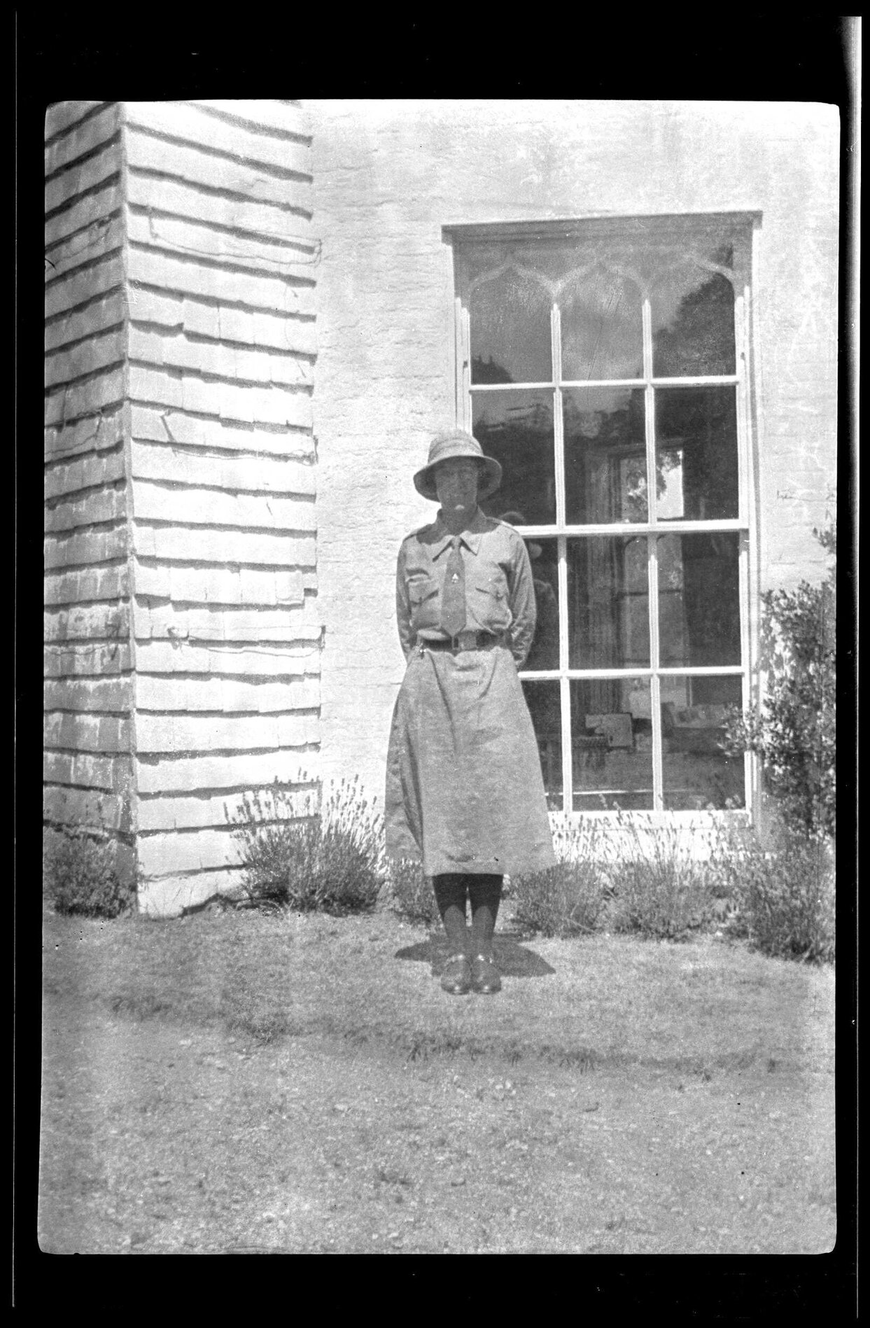 Young woman in Girl Guide uniform