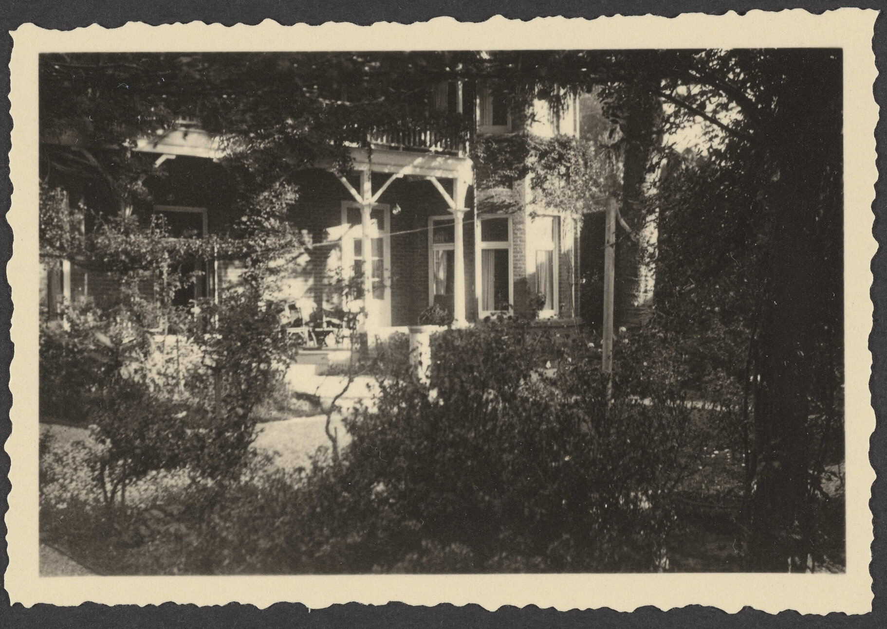 View of Manono from garden