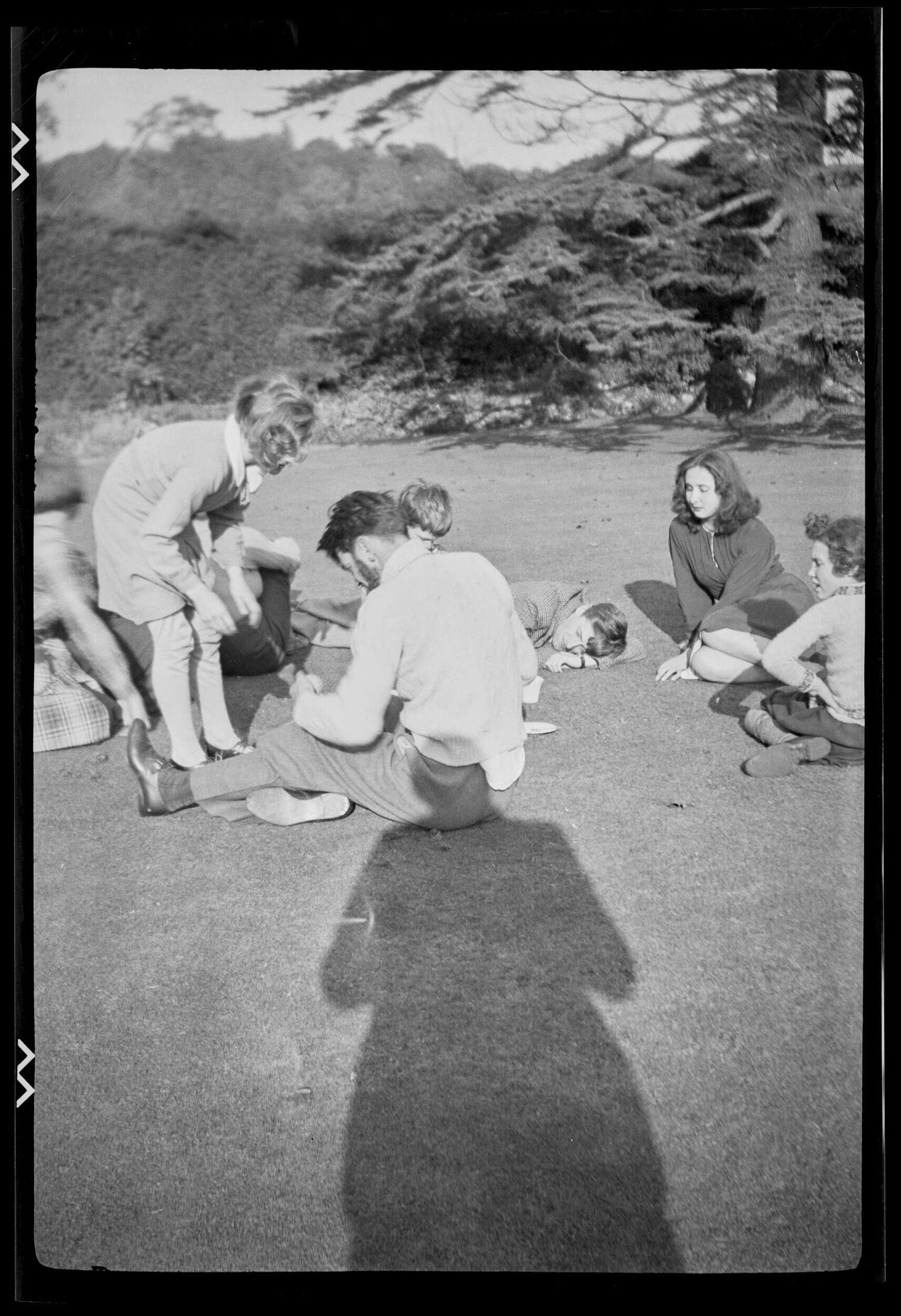 Derek, Douglas Glass, Roger, Sybil, Elizabeth Aitken