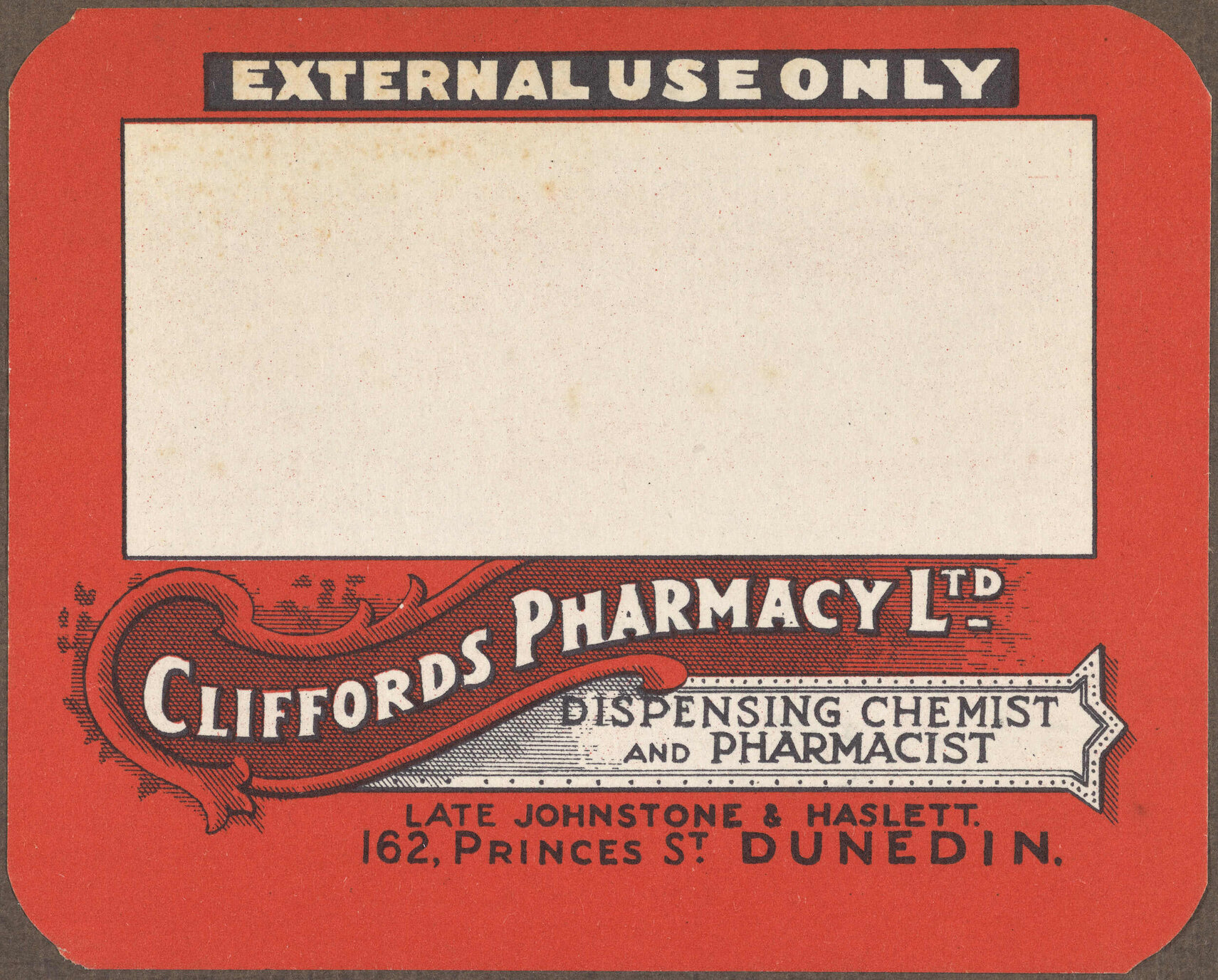 Cliffords Pharmacy Ltd [label]
