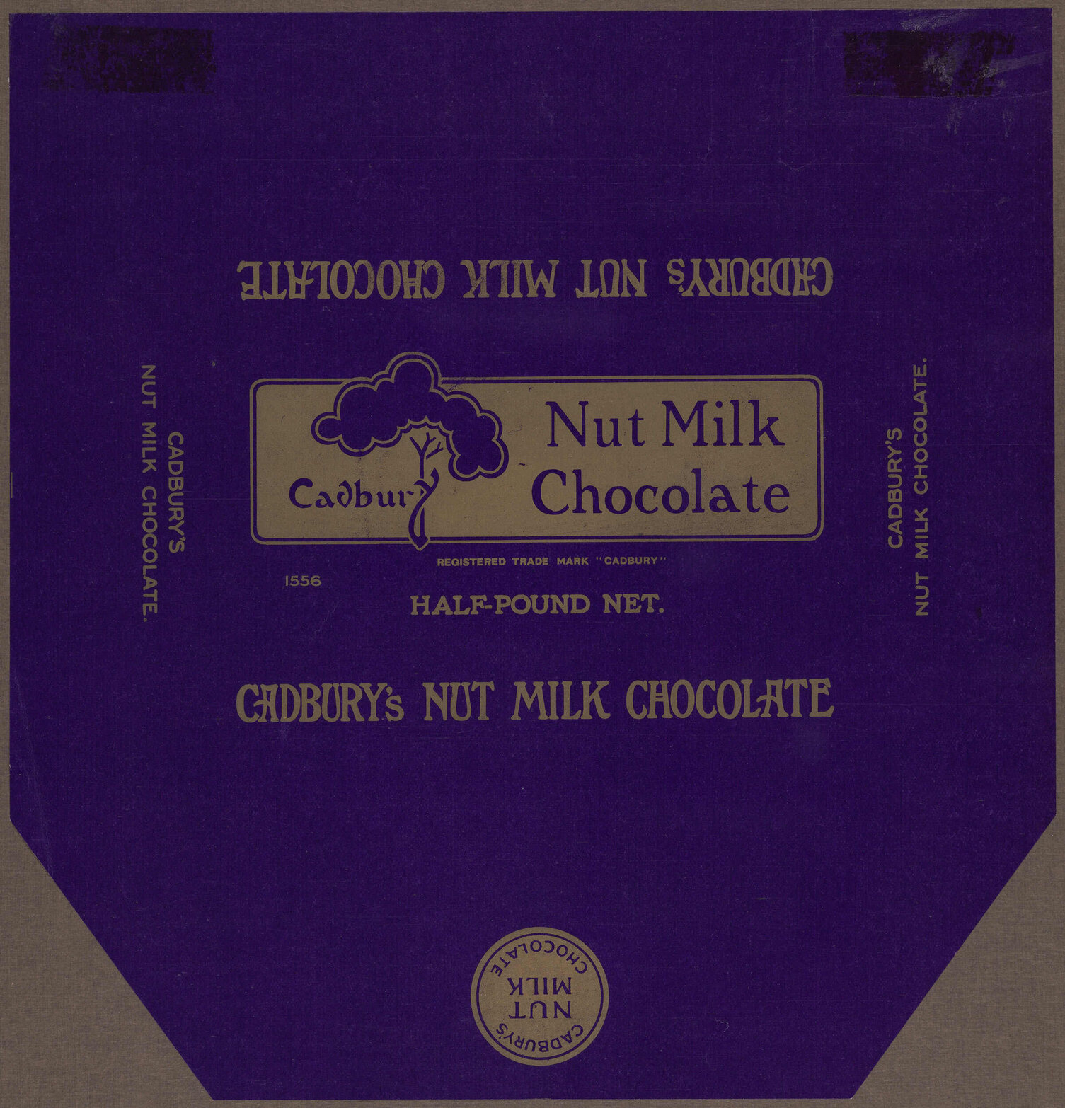 Cadbury's Nut Milk Chocolate [wrapper]