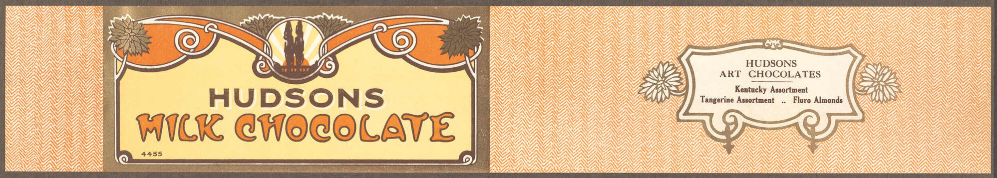 Hudsons Milk Chocolate [label]