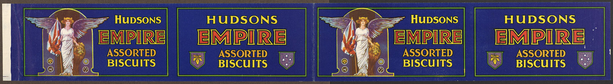 Hudsons Empire Assorted Biscuits [label]