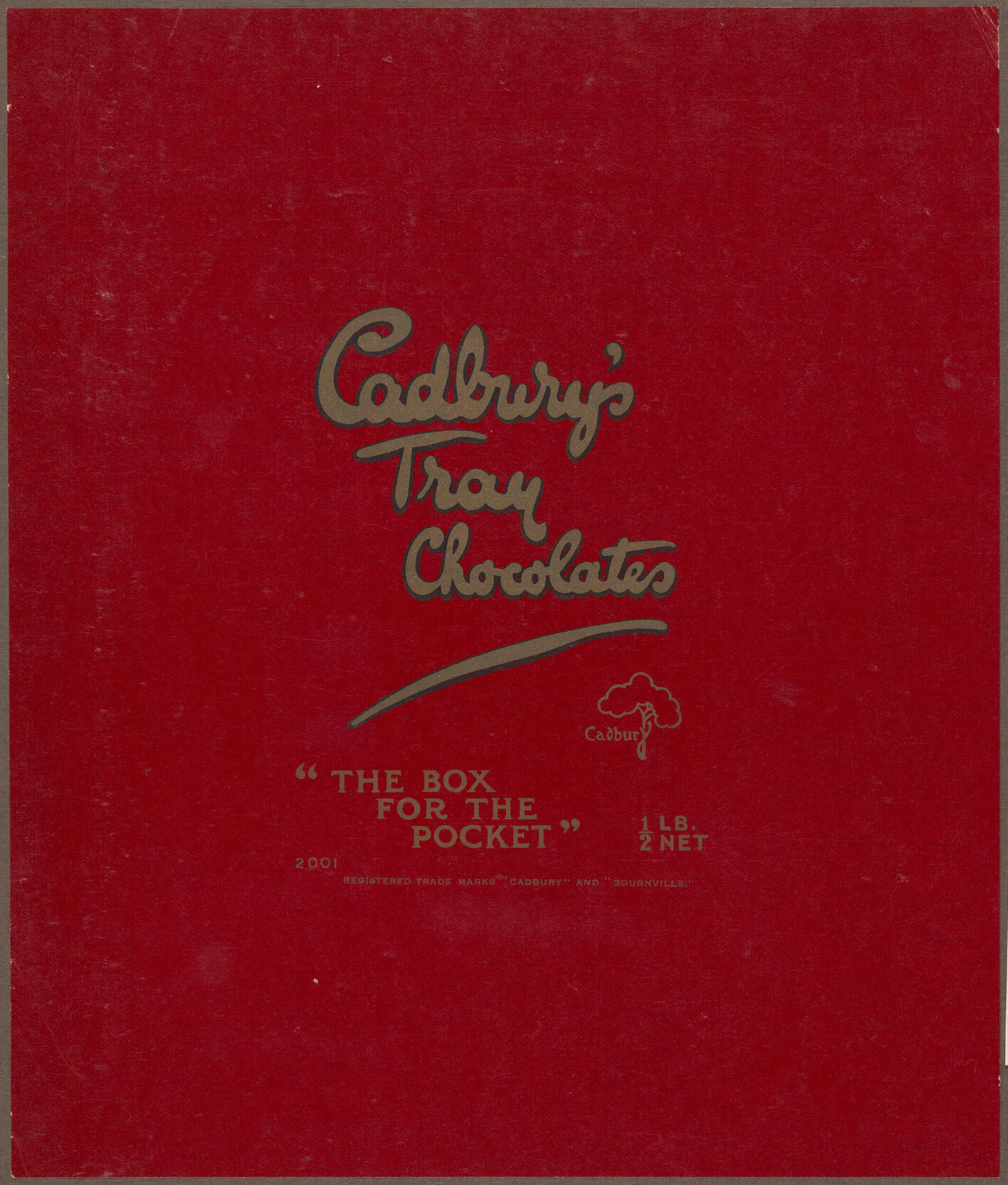 Cadbury's Tray Chocolates [wrapper]