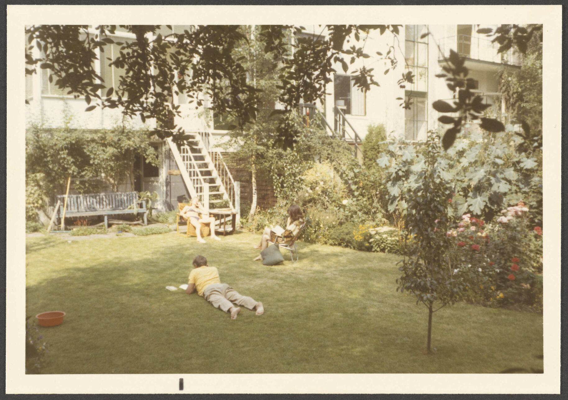 The Wentholts in their garden