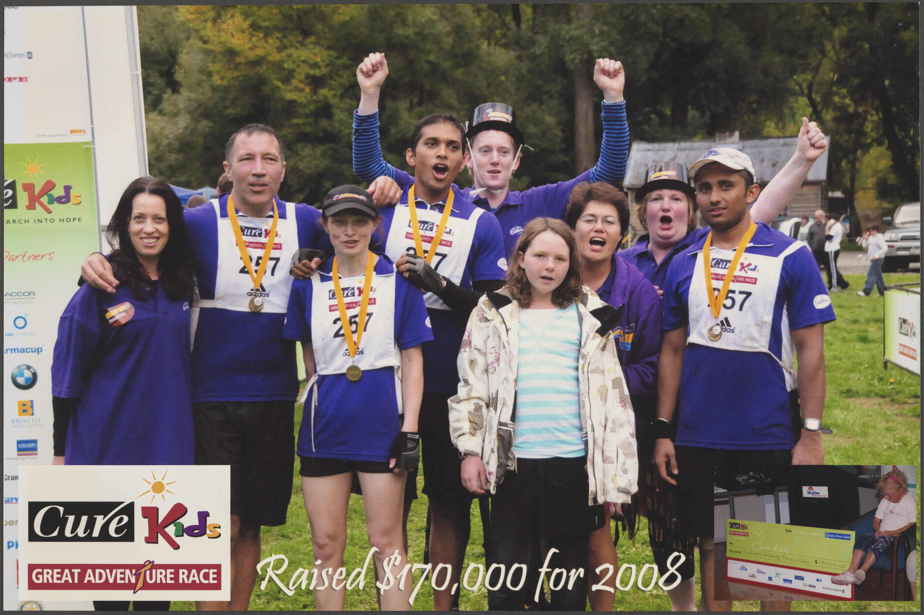 Team Cadbury, Cure Kids Great Adventure Race, South Island event