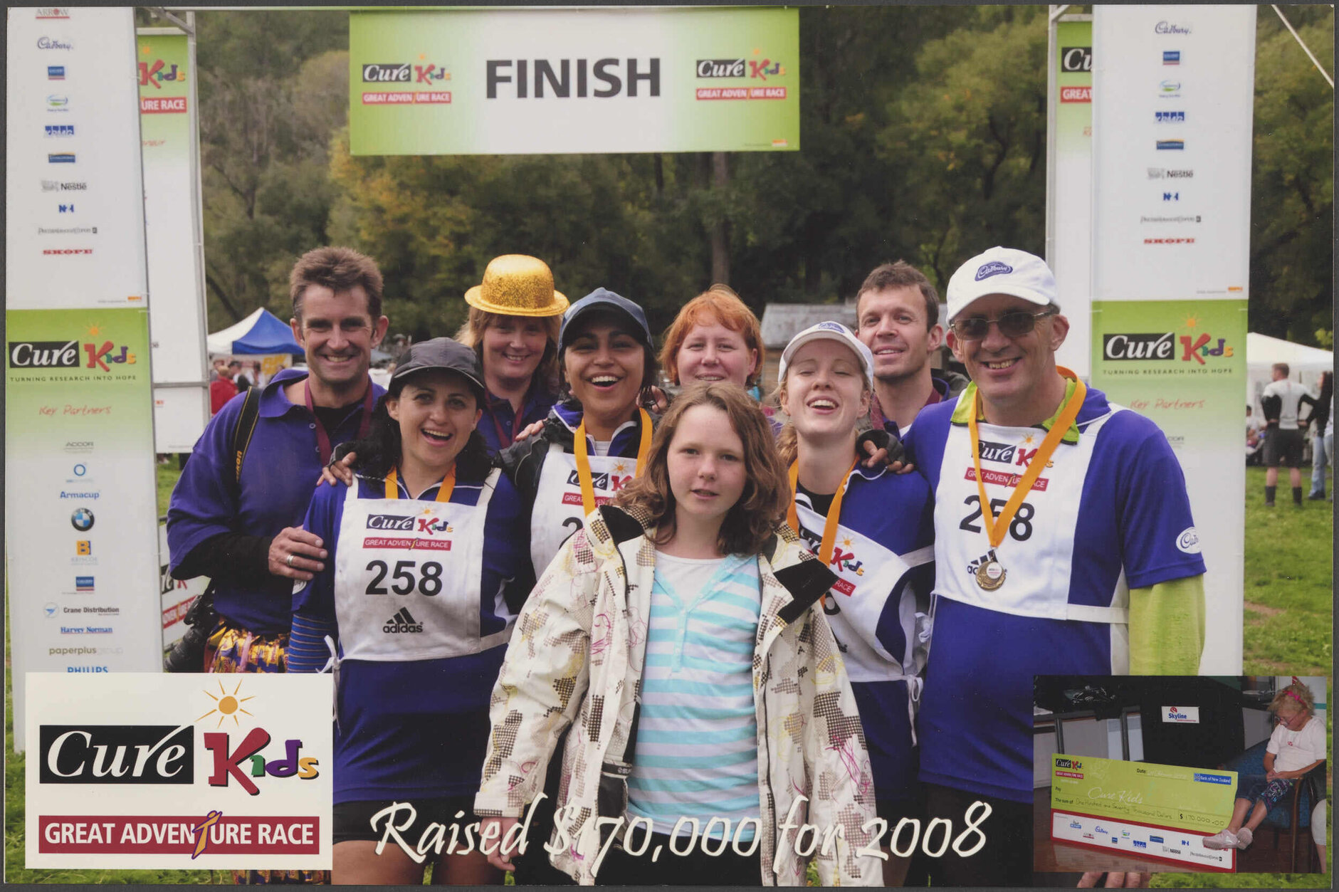 Team Cadbury, Cure Kids Great Adventure Race, South Island event