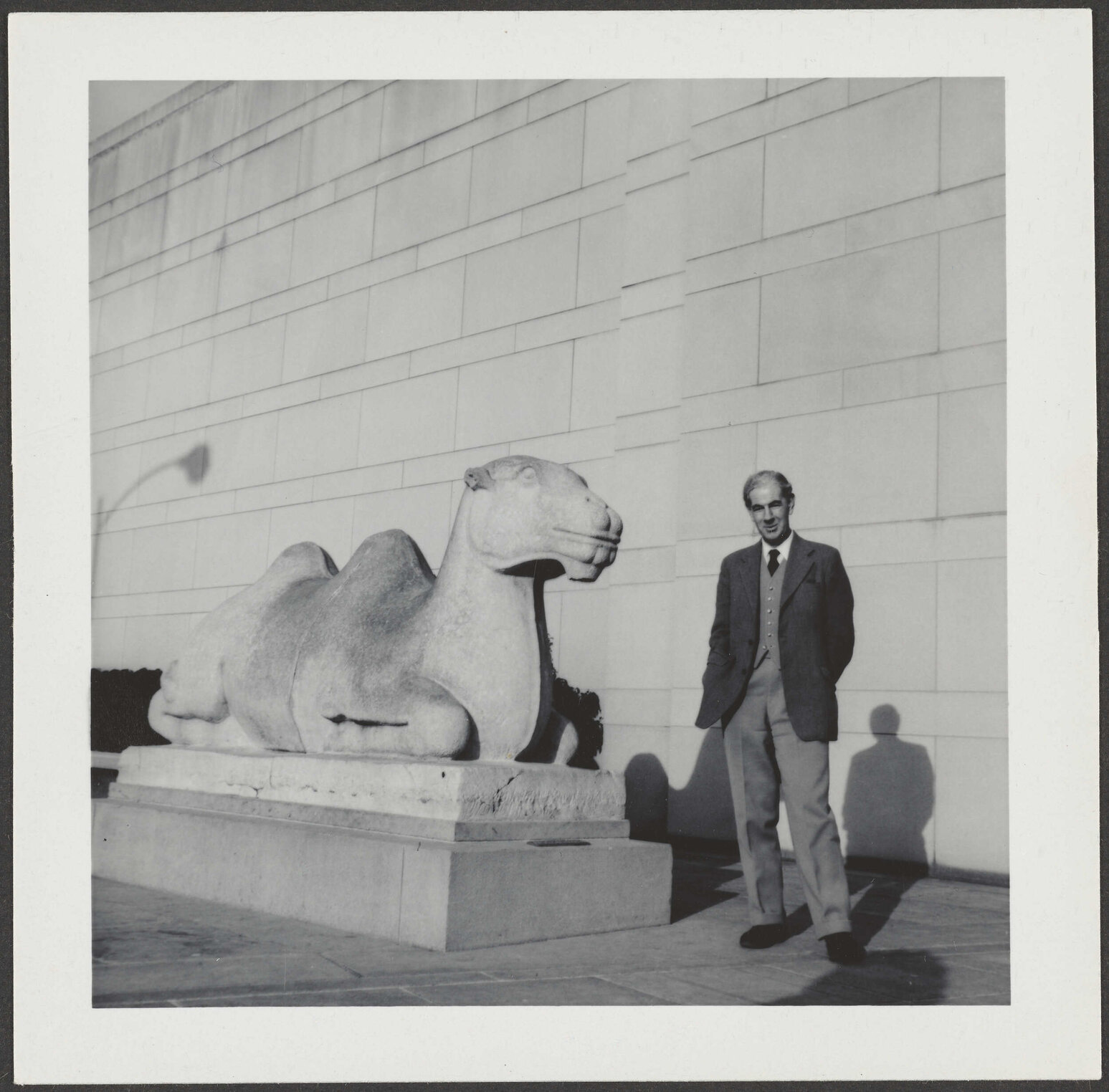 James Bertram outside the Seattle Museum of Art