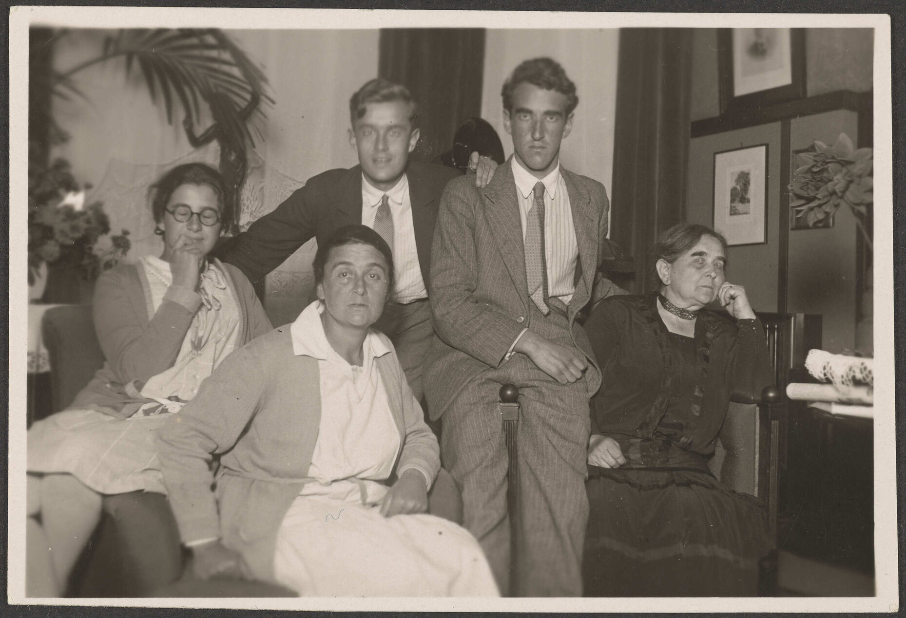 Charles and Lesley in an unidentified group