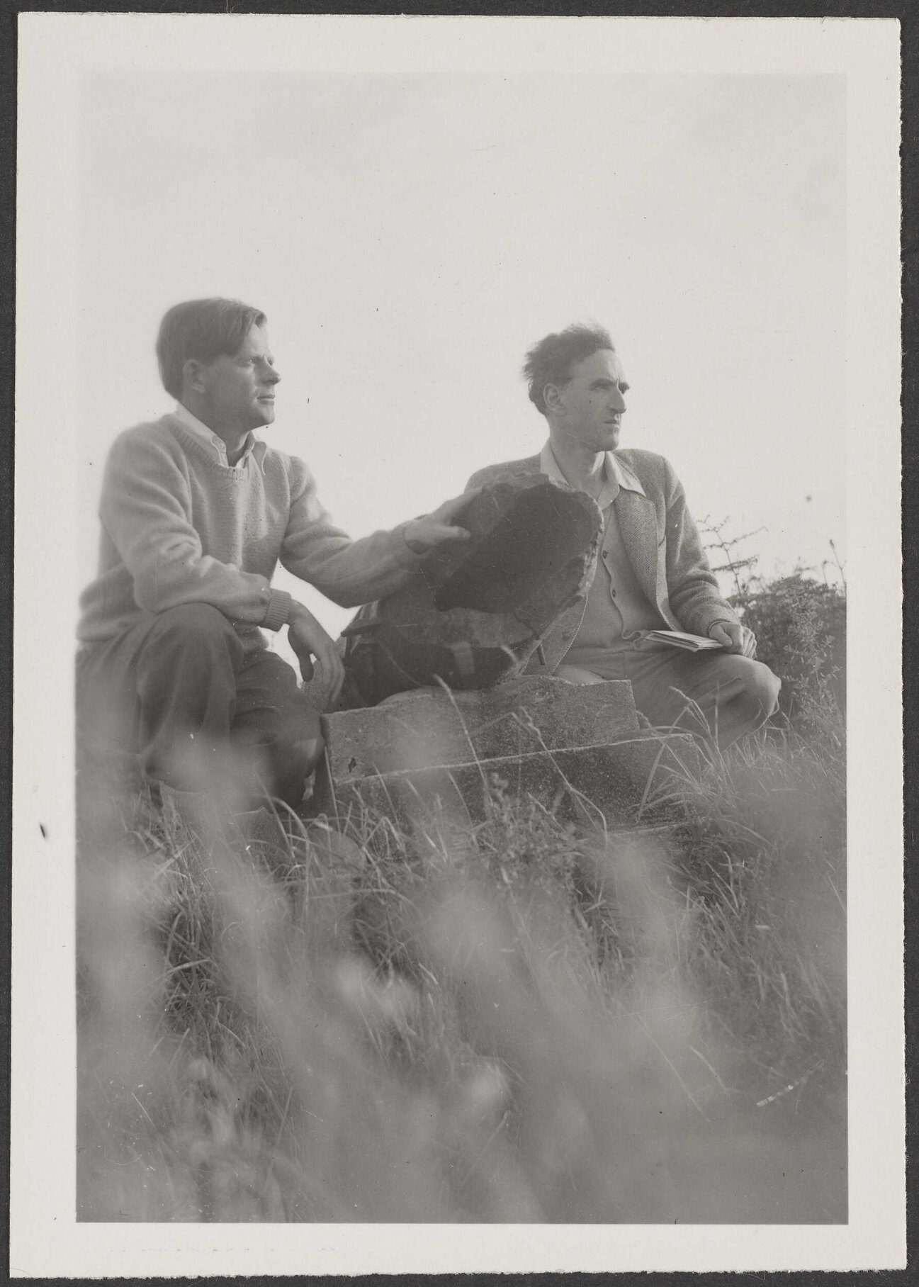 Charles Brasch and Gilbert Johnstone in Northland