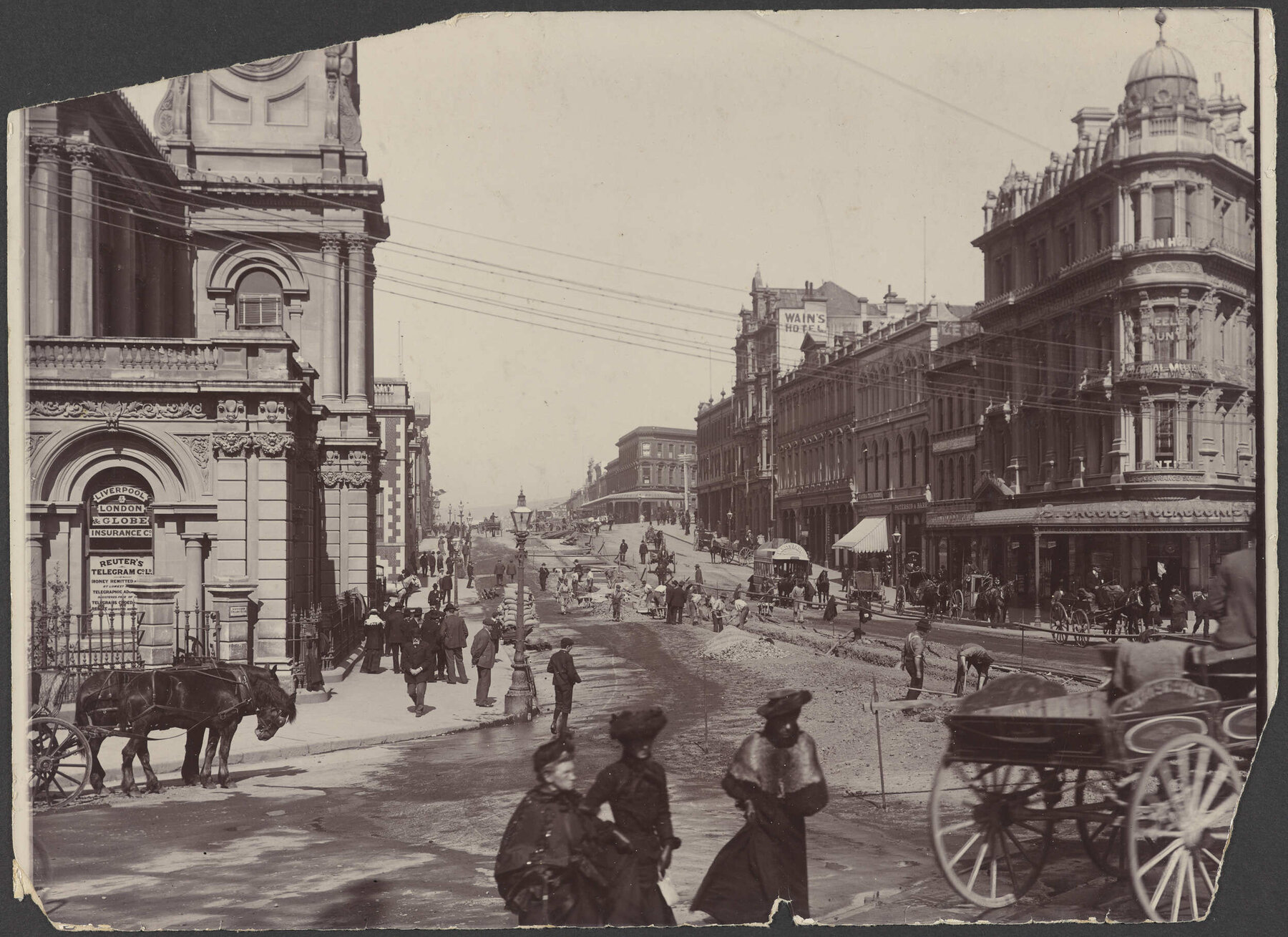 Princes Street, looking south from the Exchange