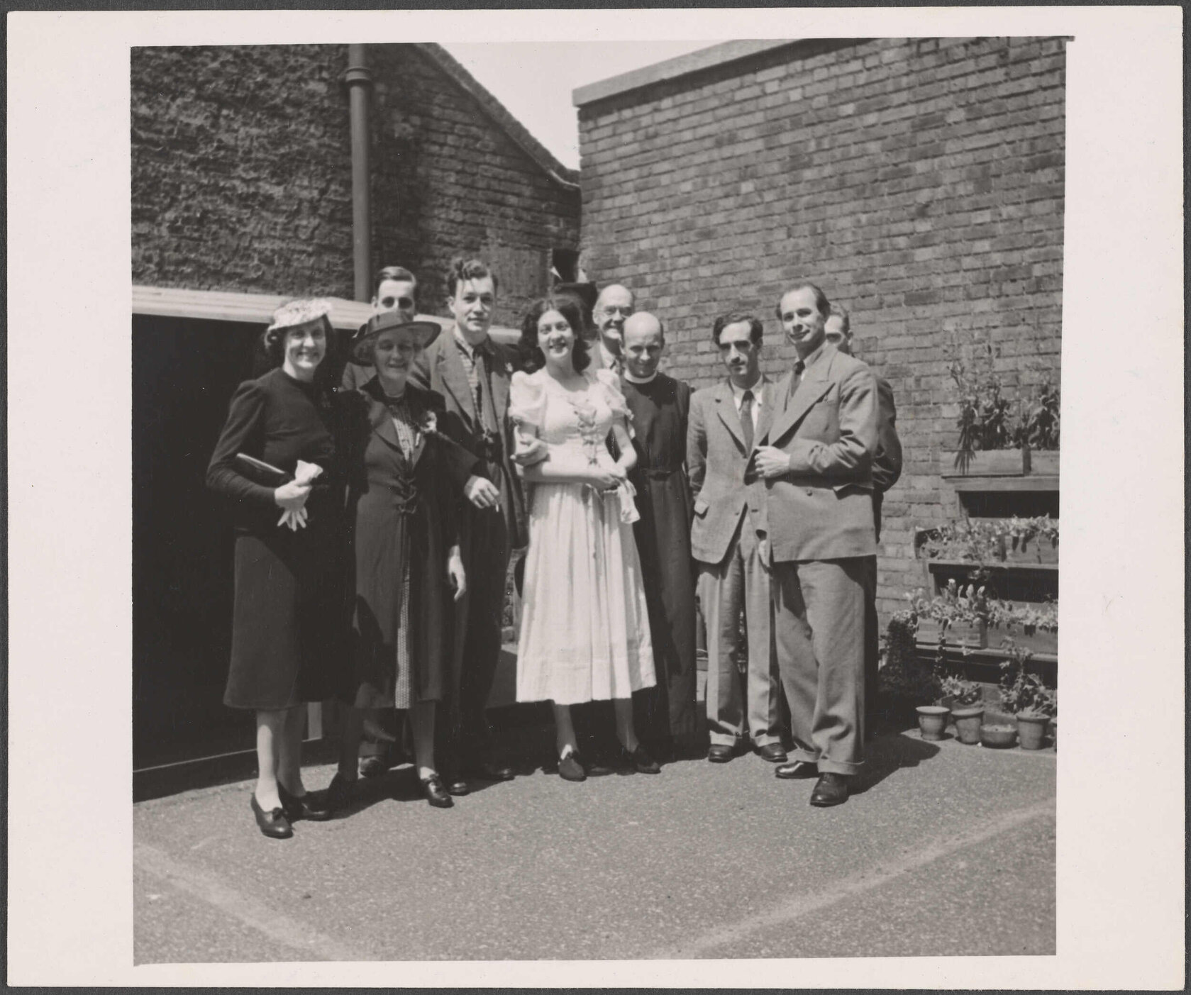 John and Anne's wedding, group shot