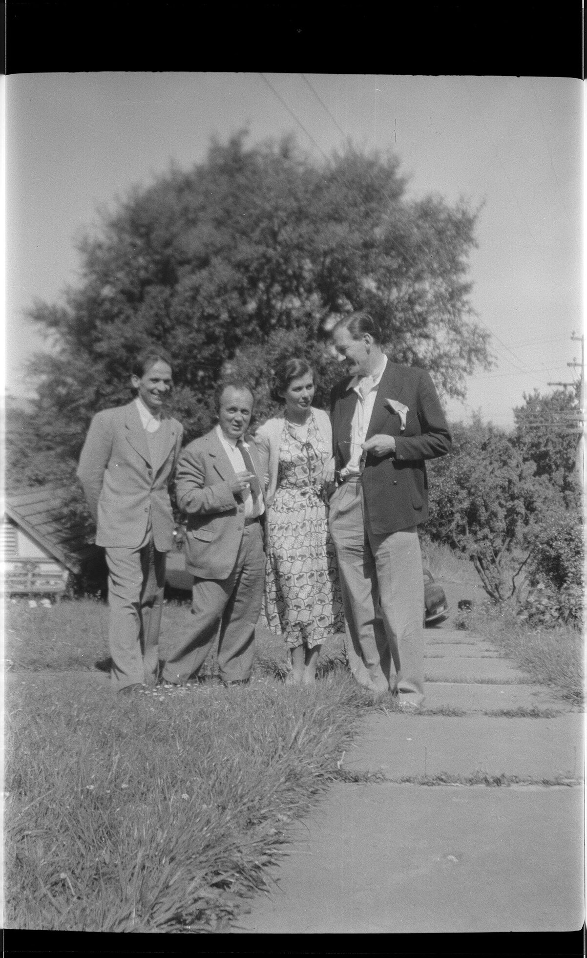 Group of four people, including Rodney Kennedy