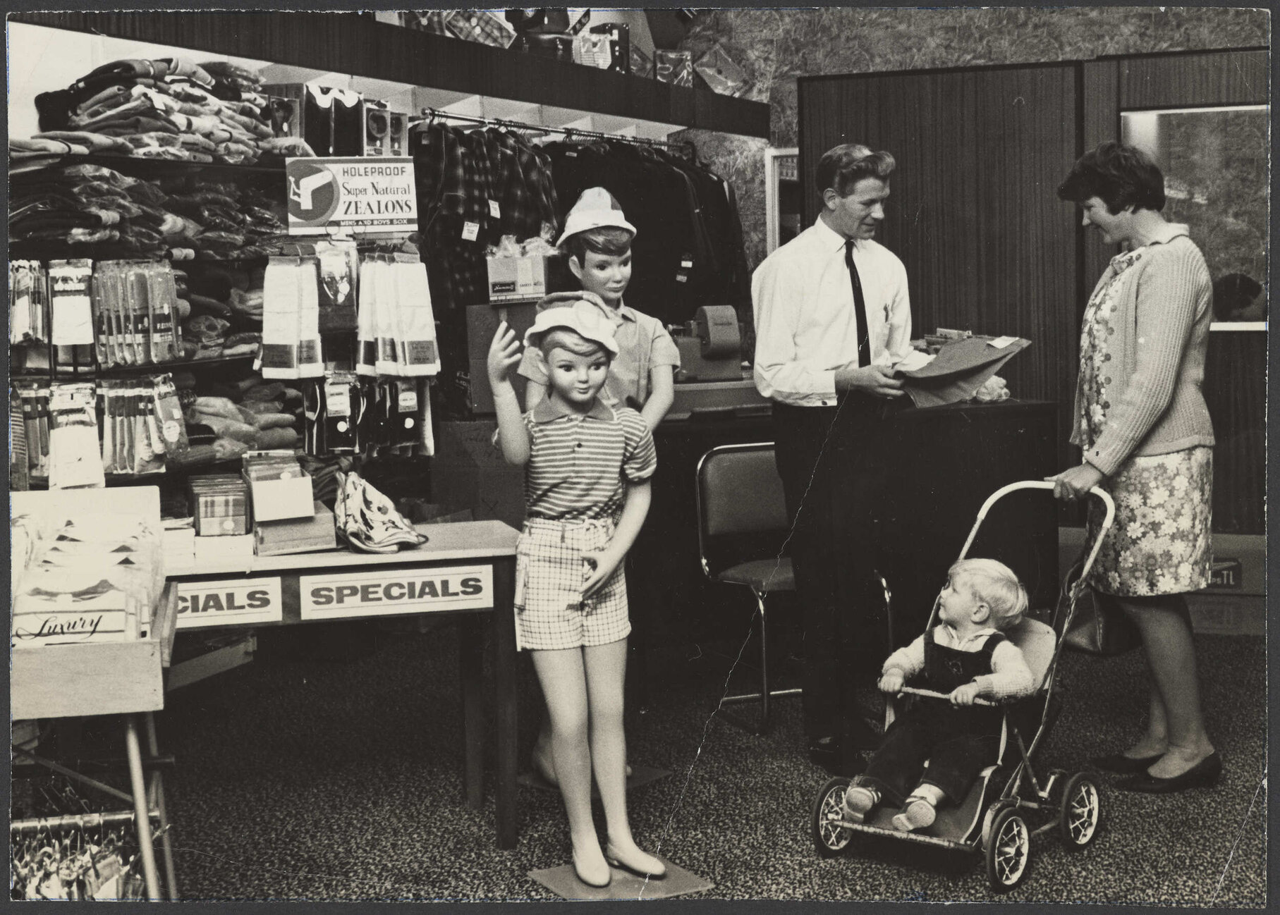 Boyswear Department at Hallensteins, Whangārei