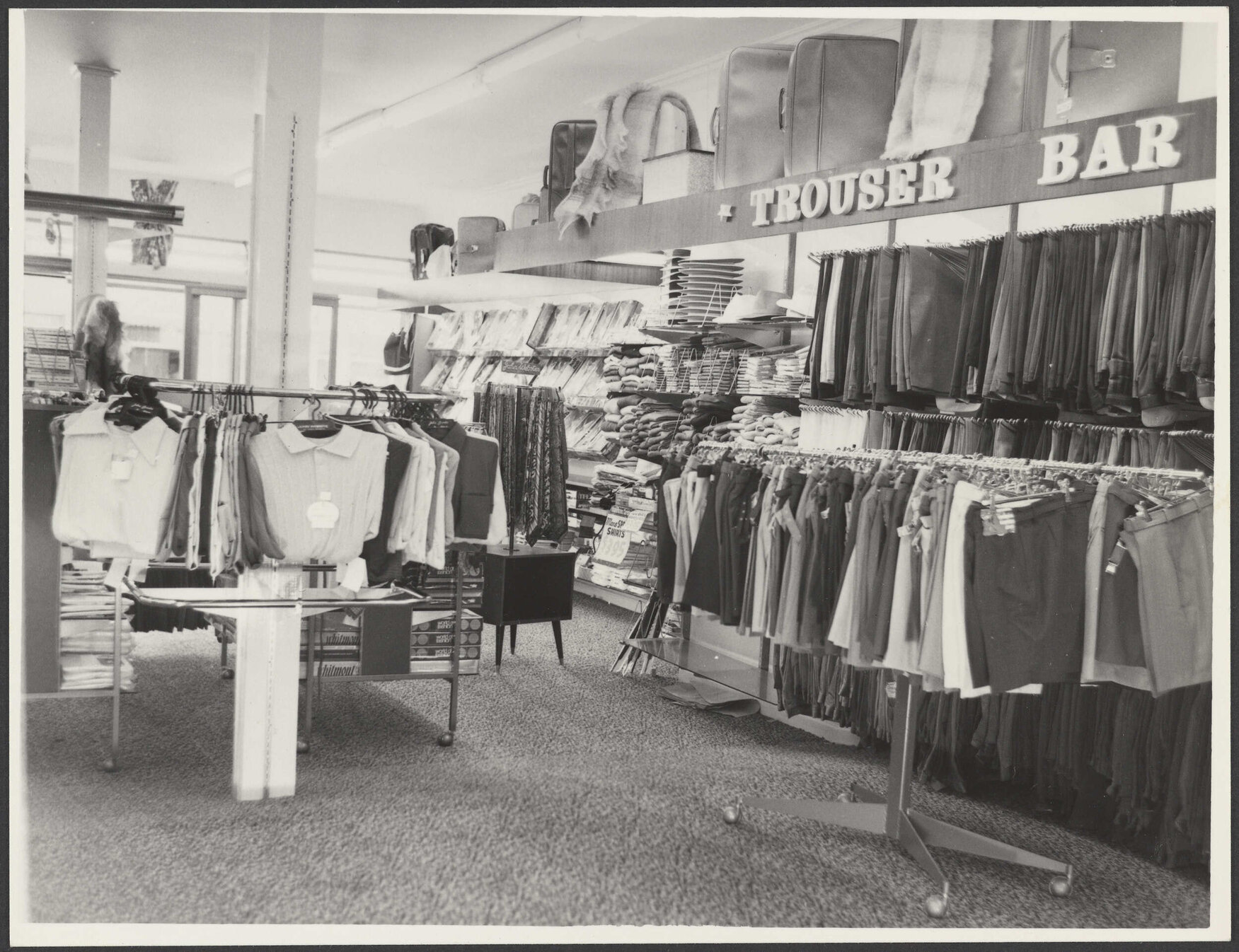Hallensteins store interior, Timaru