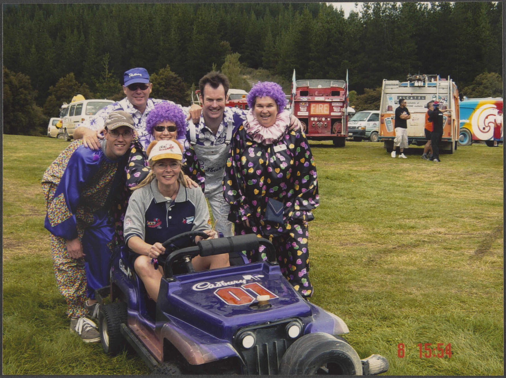 Suzy Cato and Cadbury team, Variety Bash road trip