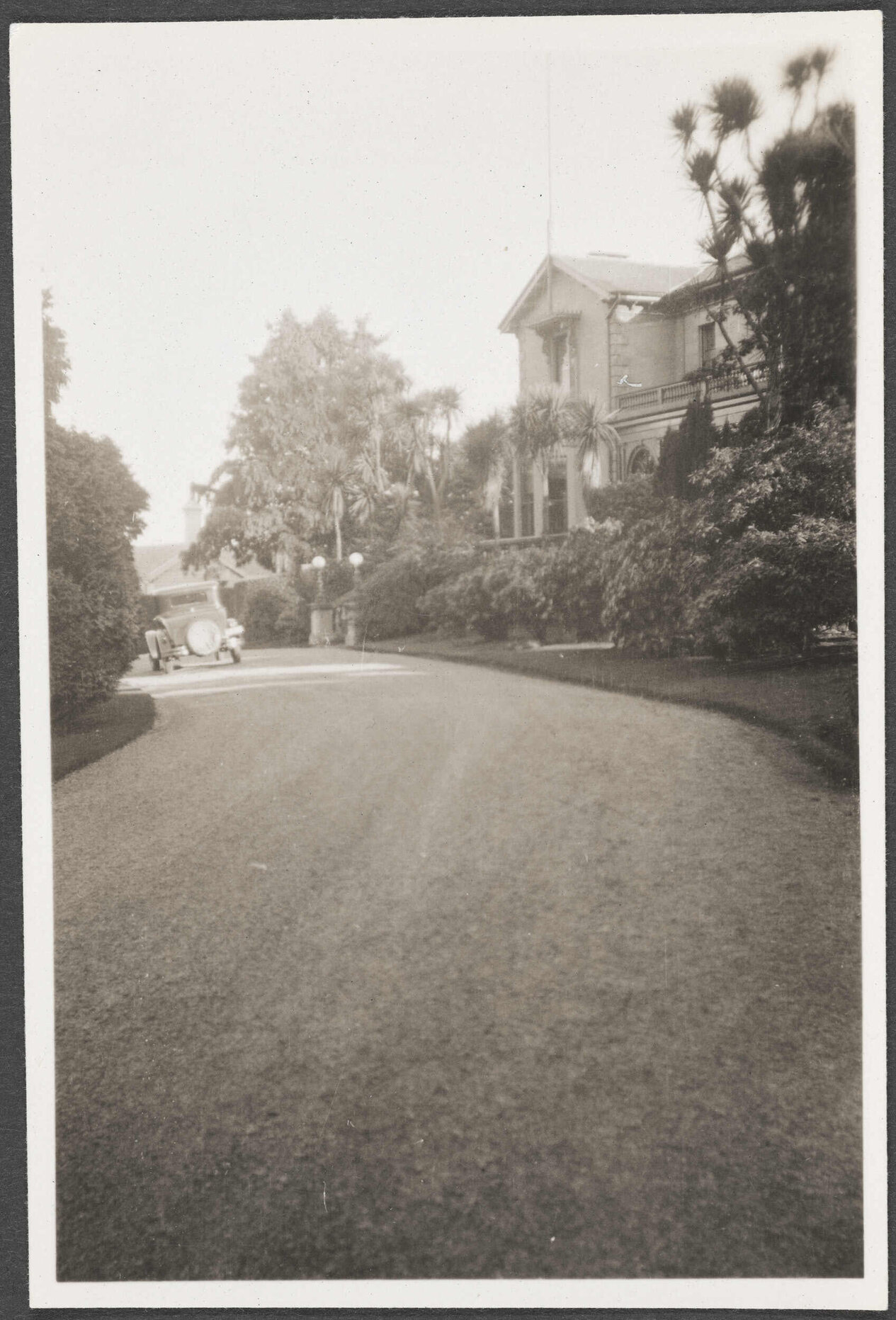 View from driveway of Fernhill