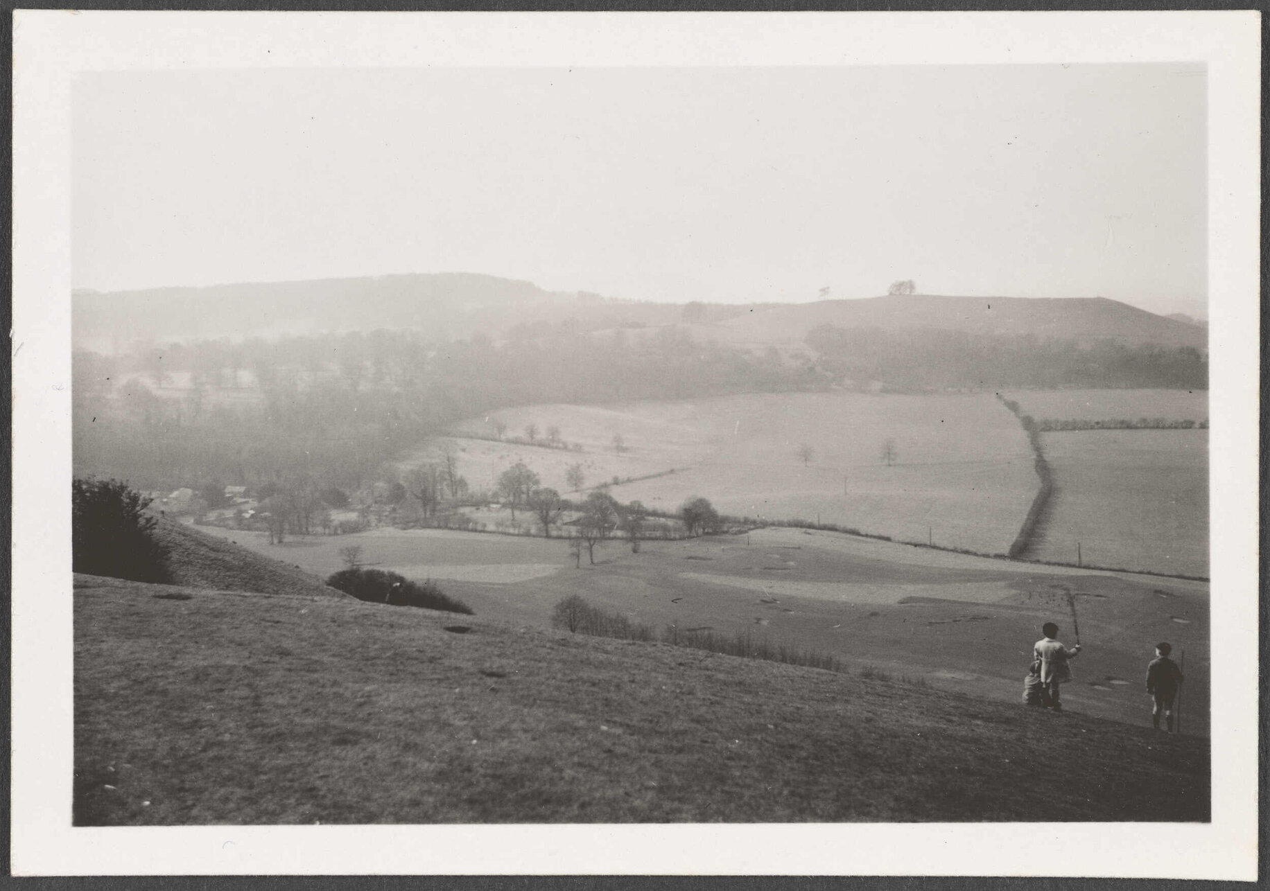 View from Wendover Monument towards Cymbeline's Mound