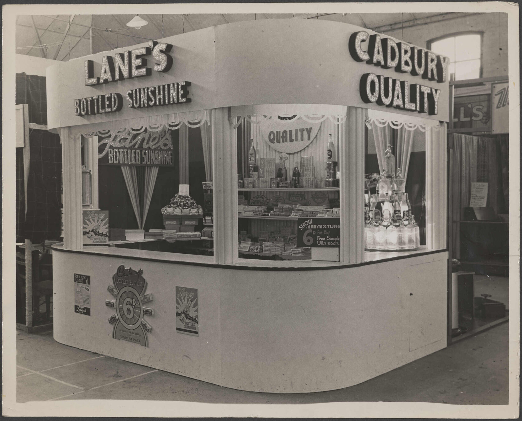 Lane's and Cadbury display stand