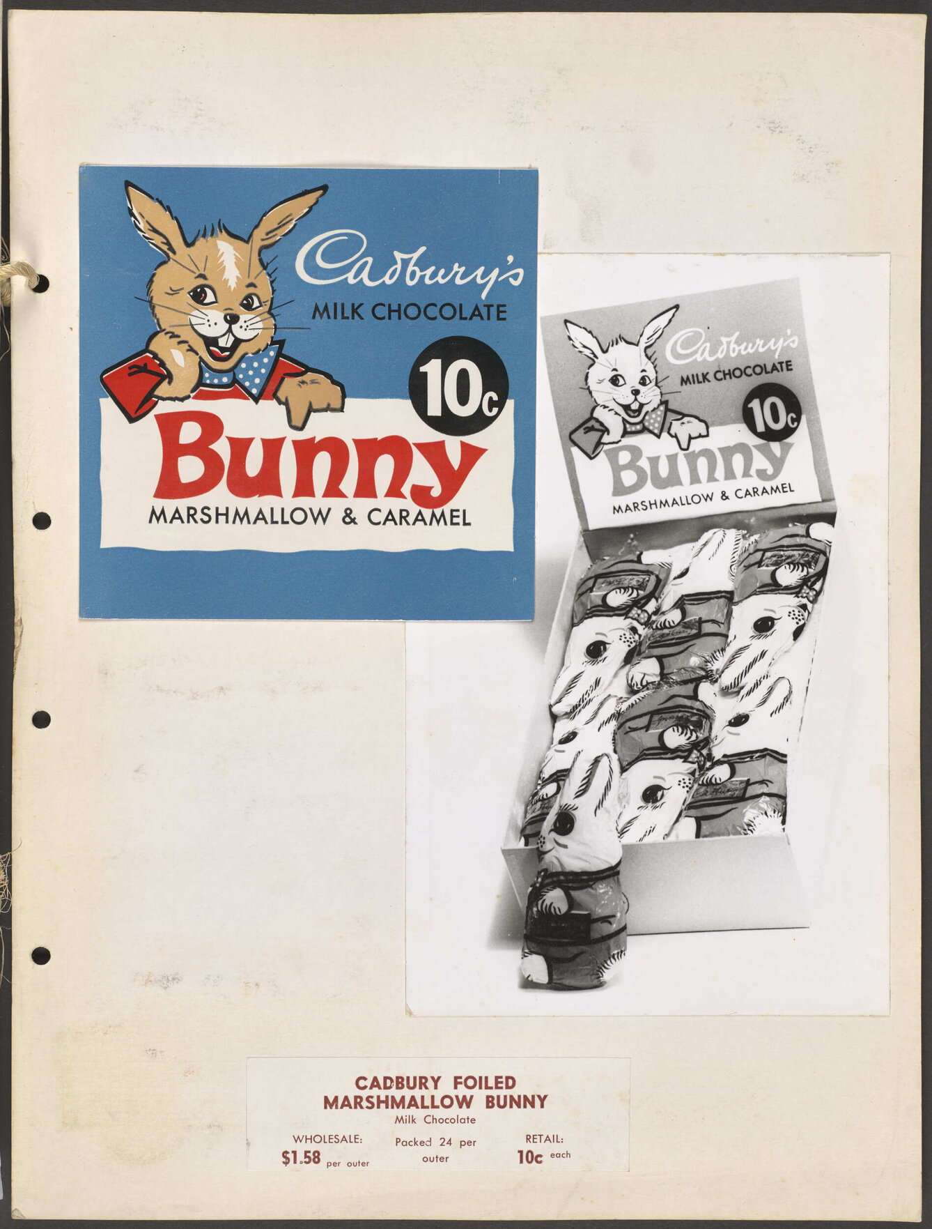 Cadbury Foiled Marshmallow Bunny