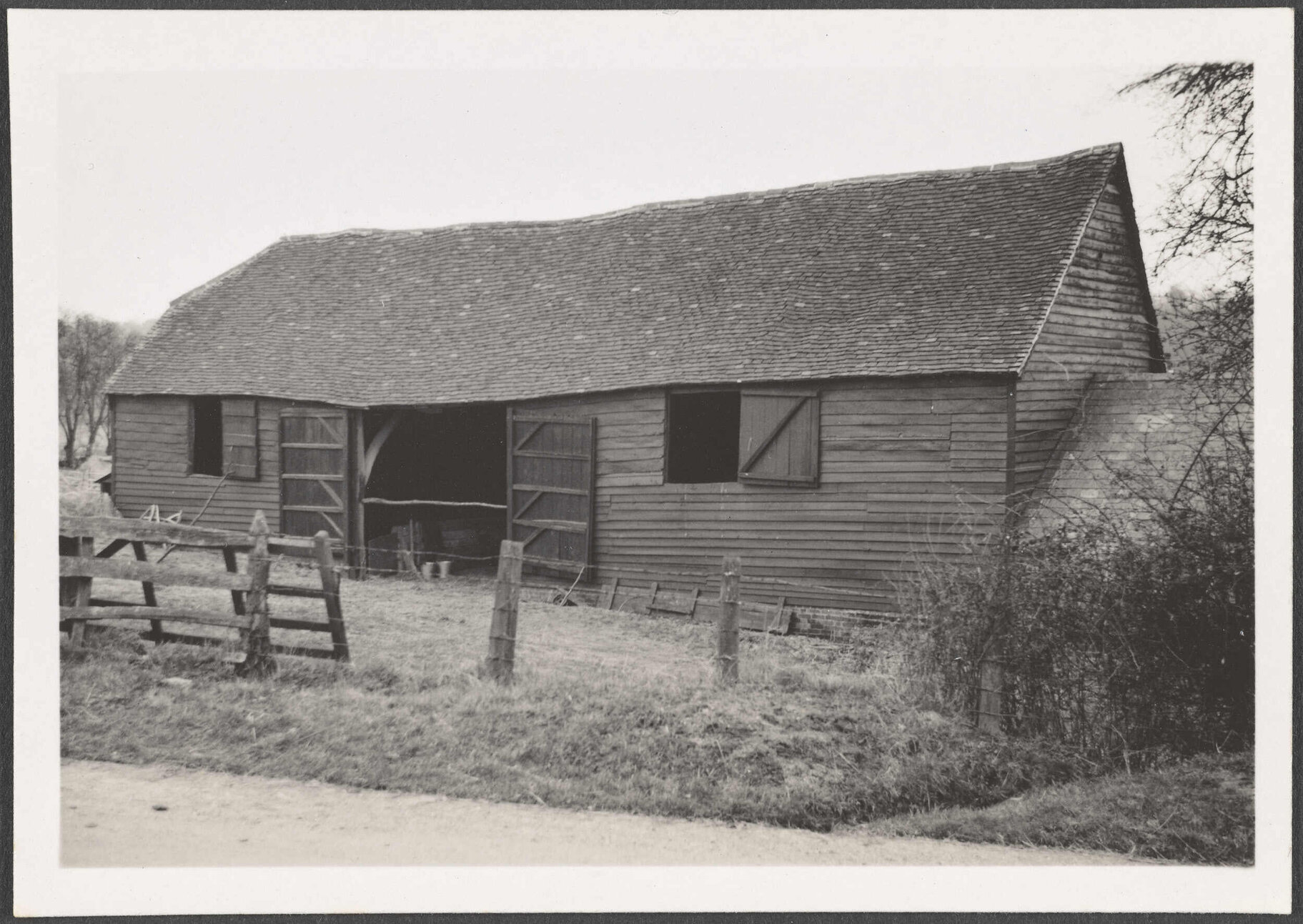 Black Barn opposite Little Hampden Church