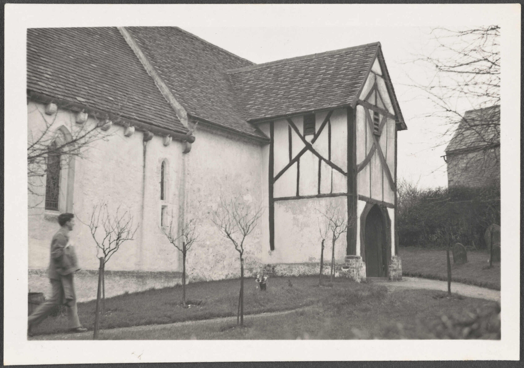 Porch of Little Hampden Church