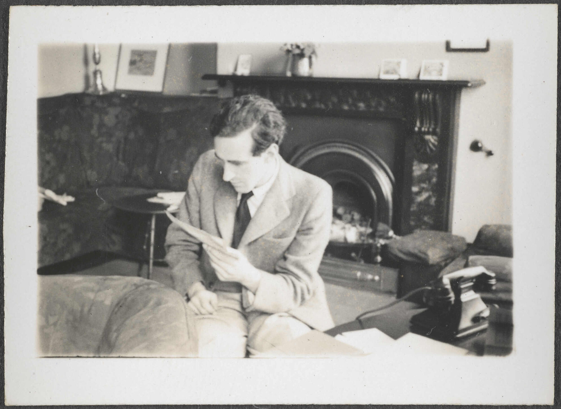 Charles Brasch at Worsley