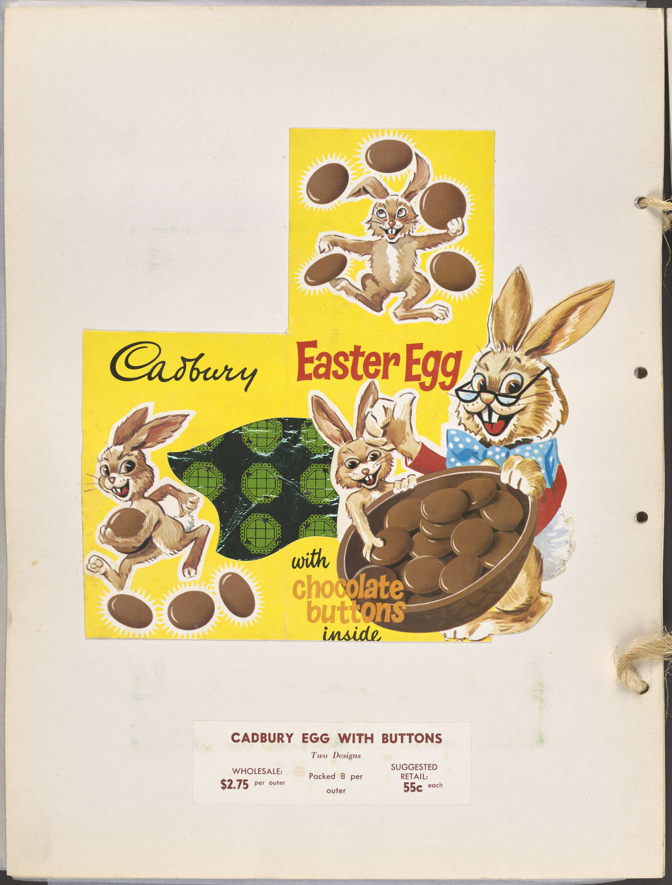 Cadbury Egg with Buttons