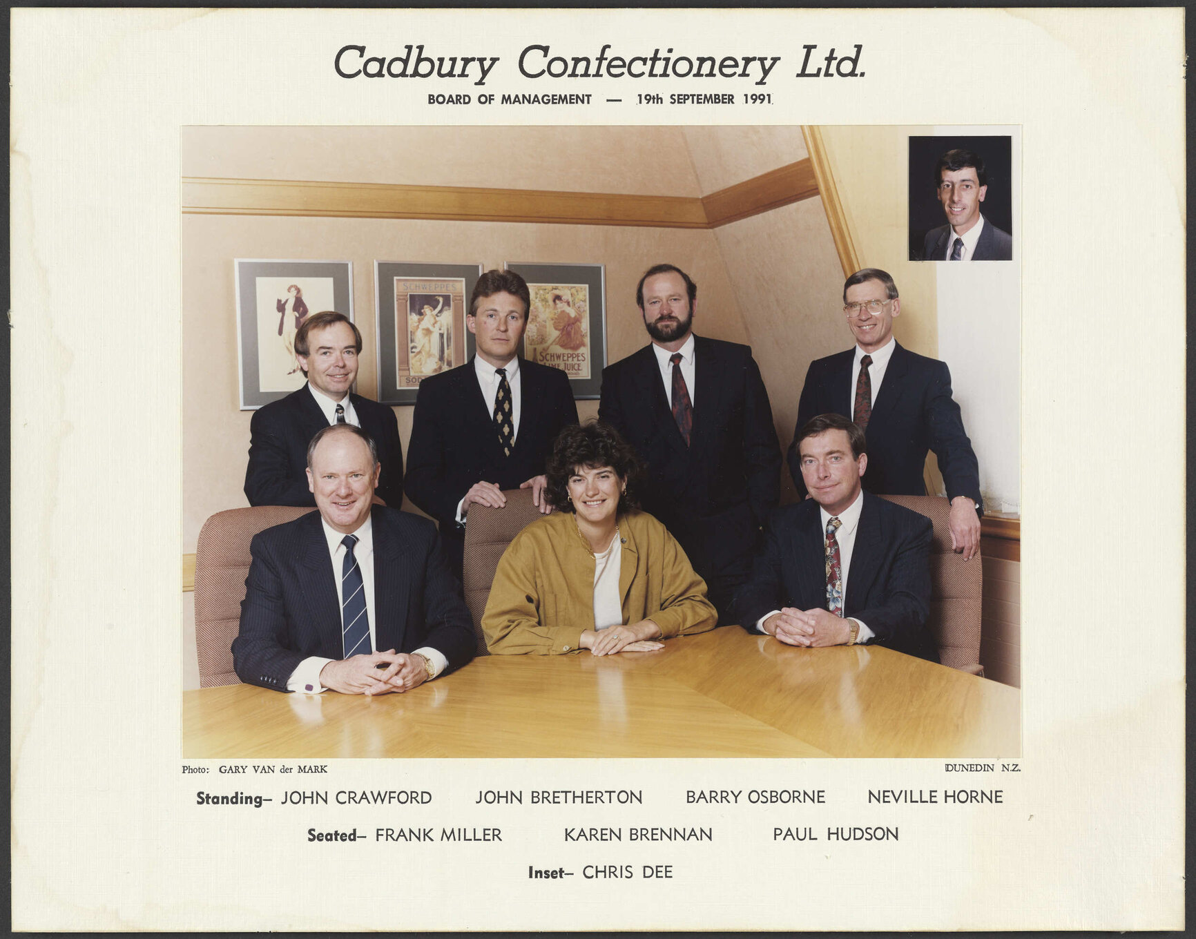 Cadbury Confectionery Ltd Board of Management