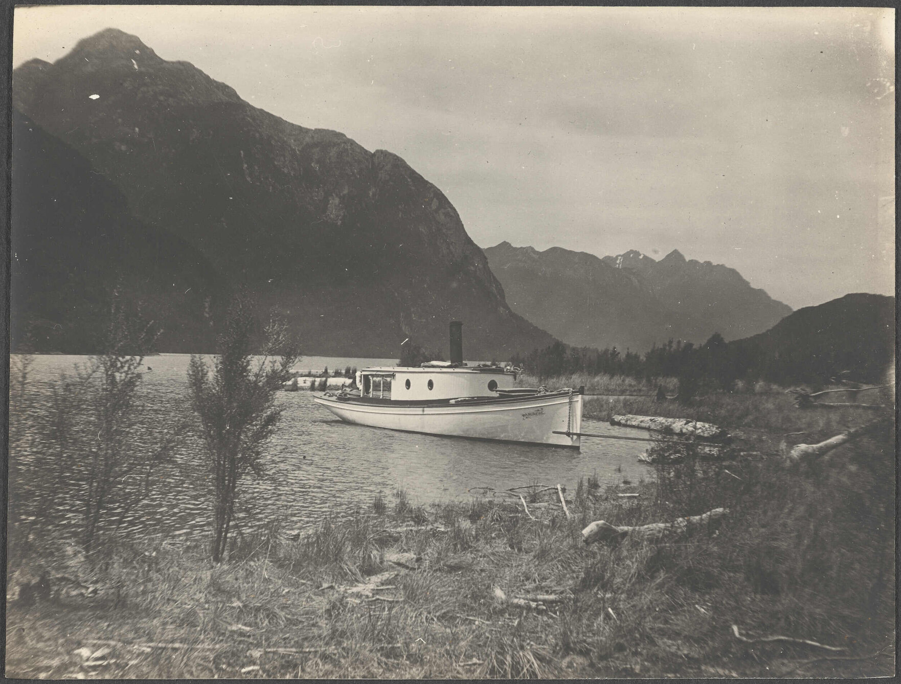 A boat docked